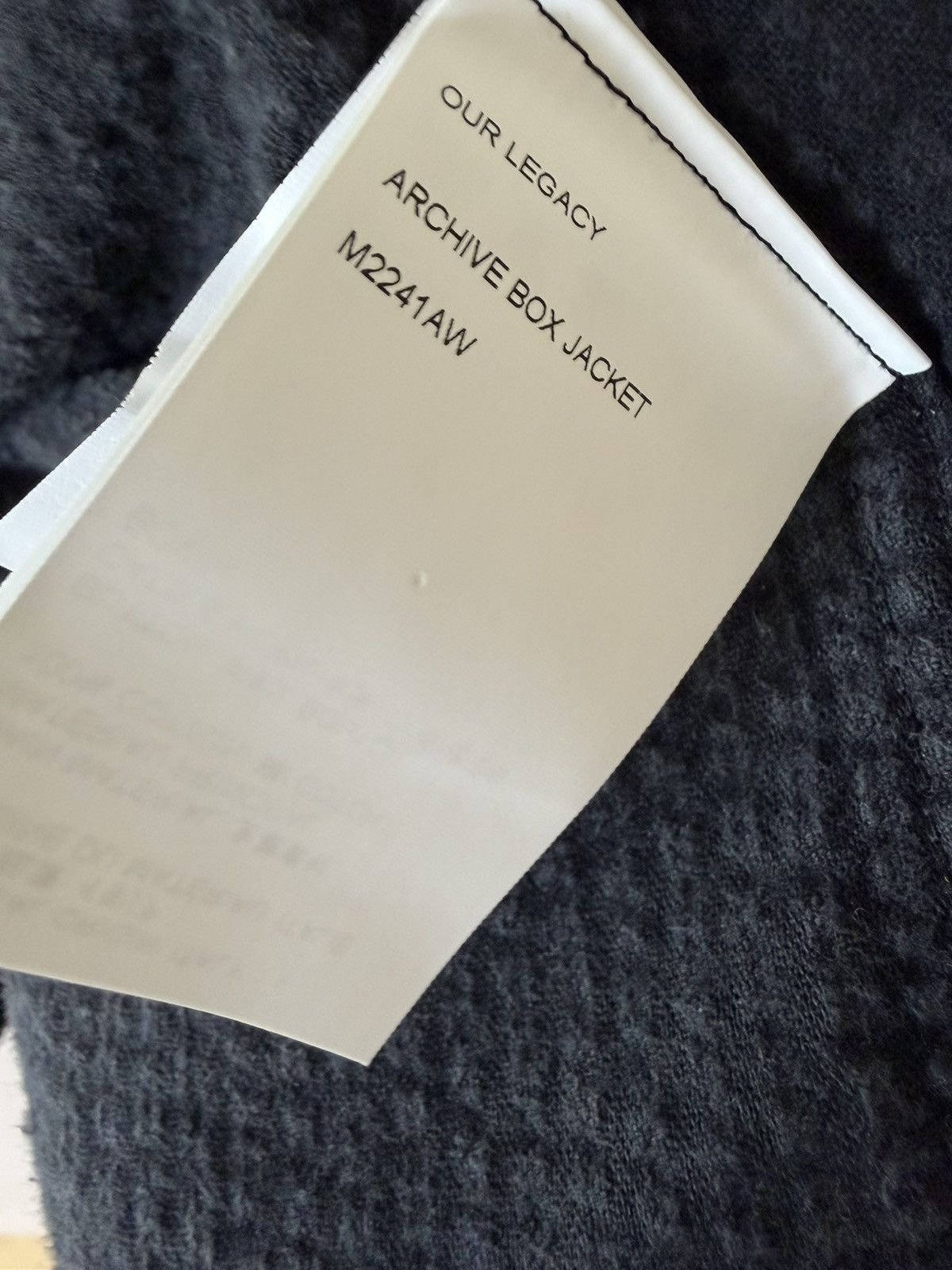 Our Legacy Archive Box Jacket Size US L / EU 52-54 / 3 - 5 Thumbnail
