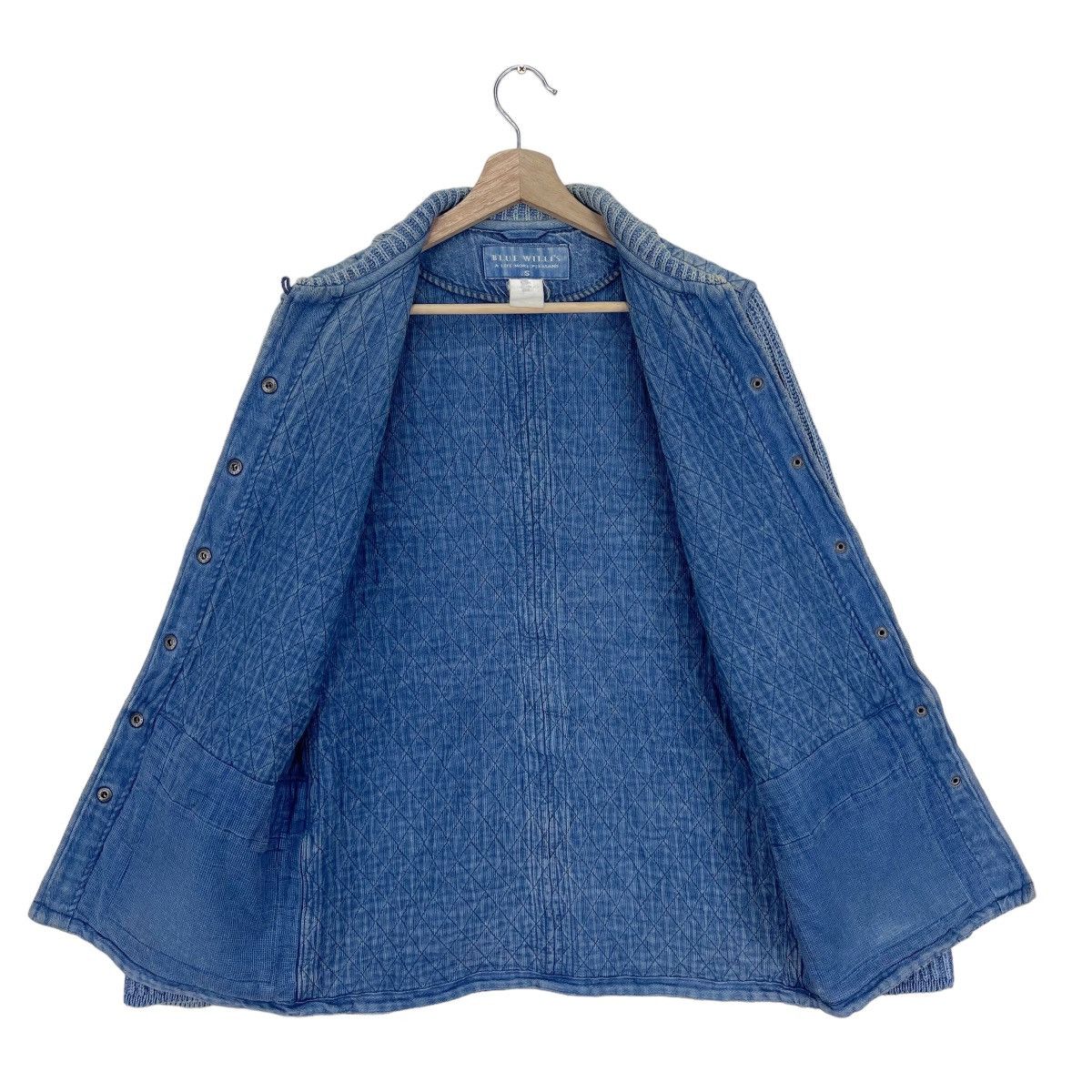 45rpm × Indigo Blue Willis Quilted Indigo Denim Jacket Size US S / EU 44-46 / 1 - 5 Thumbnail