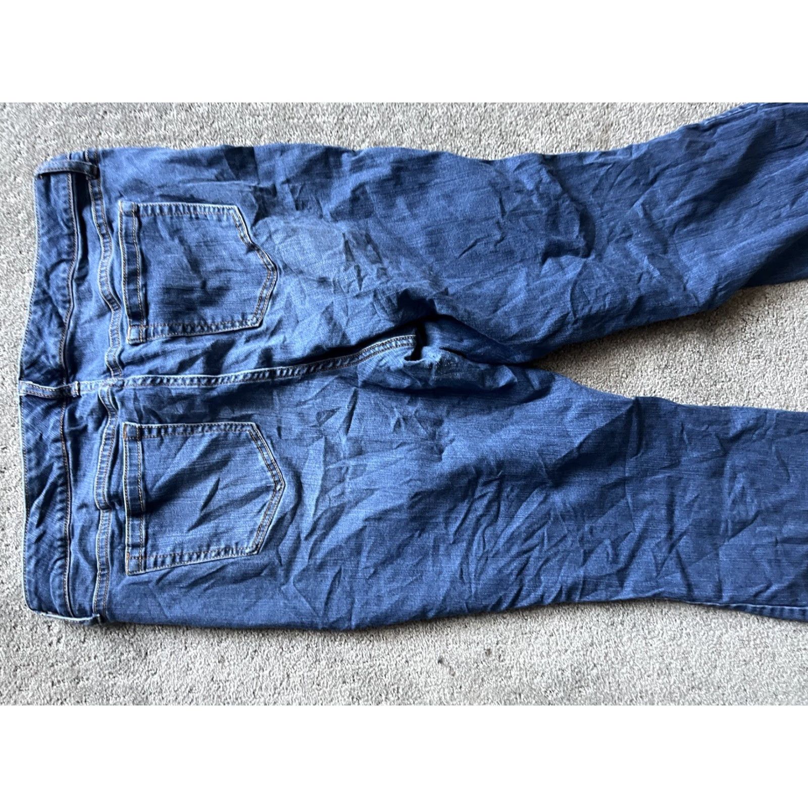 Torrid VINTAGE Torrid Jeans Women's Plus 18R Bootcut Dark Wash Blue Denim Stretch 90s, Bohemian, Preppy, Fall, Spring, Summer, Winter, Girls Size 40" / US 18 - 4 Thumbnail