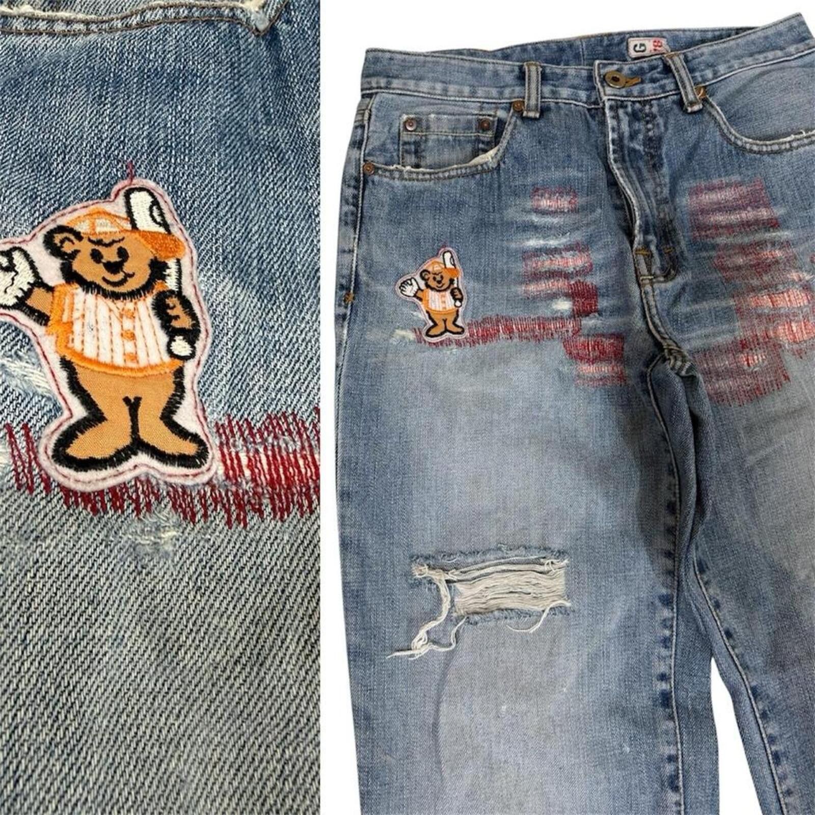 Guess Guess usa unique thread work denim jeans Size 29" - 5 Thumbnail