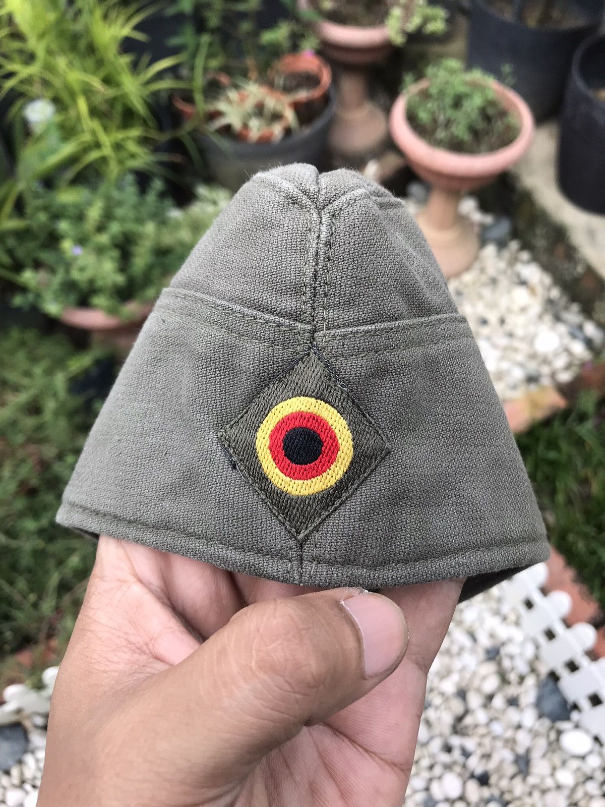 SCHMIDT VINTAGE 90’s WEST GERMAN MILITARY UNIFORM GARRISON HAT 🇩🇪 Size ONE SIZE - 1 Thumbnail