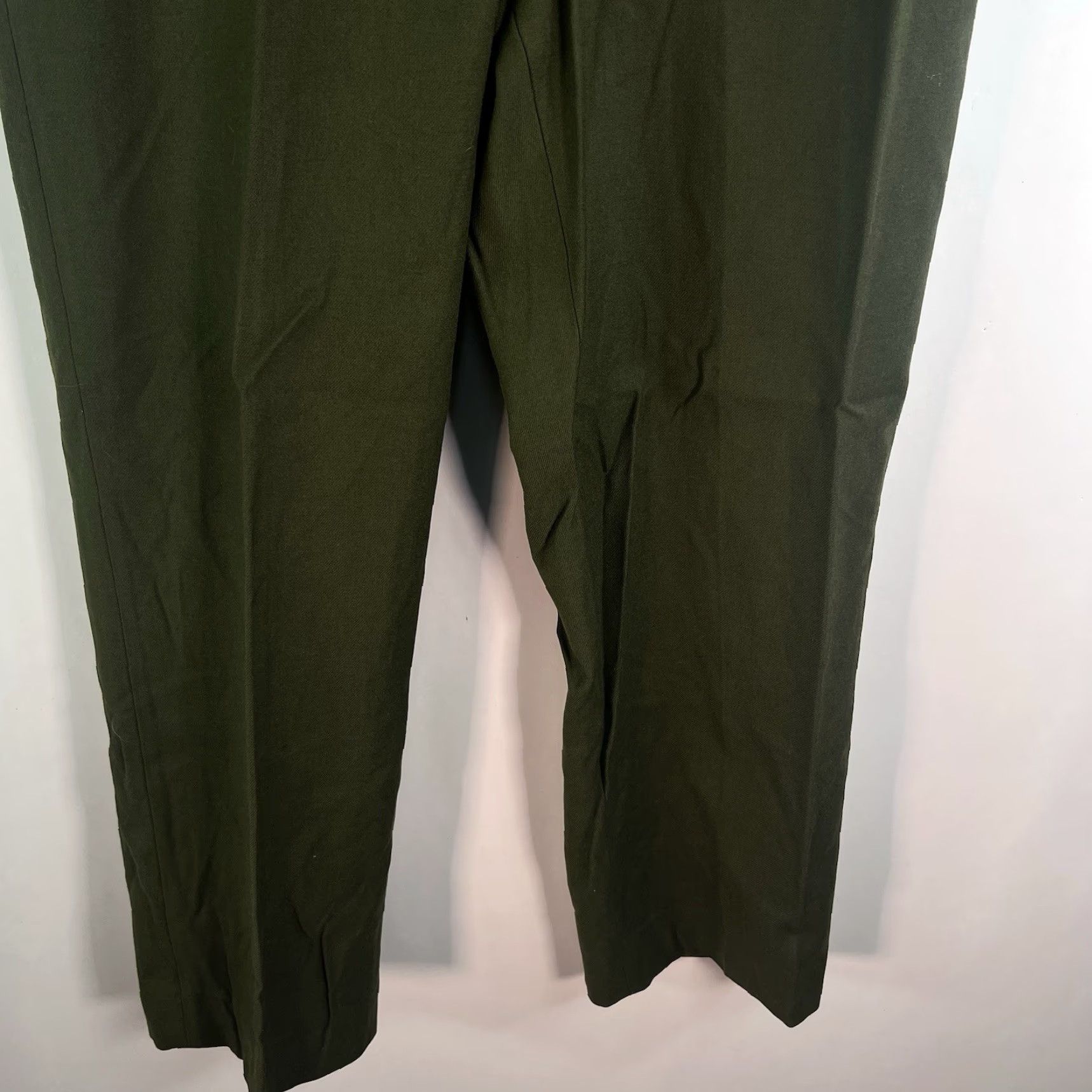 Vintage VINTAGE US Military M-1951 Wool Field Pants Mens S Short 32x30 Green Chino Flats Front Zip Fly Wool Regular Solid Army Hunting Outdoors 1953 Mens Size US 29 - 4 Thumbnail