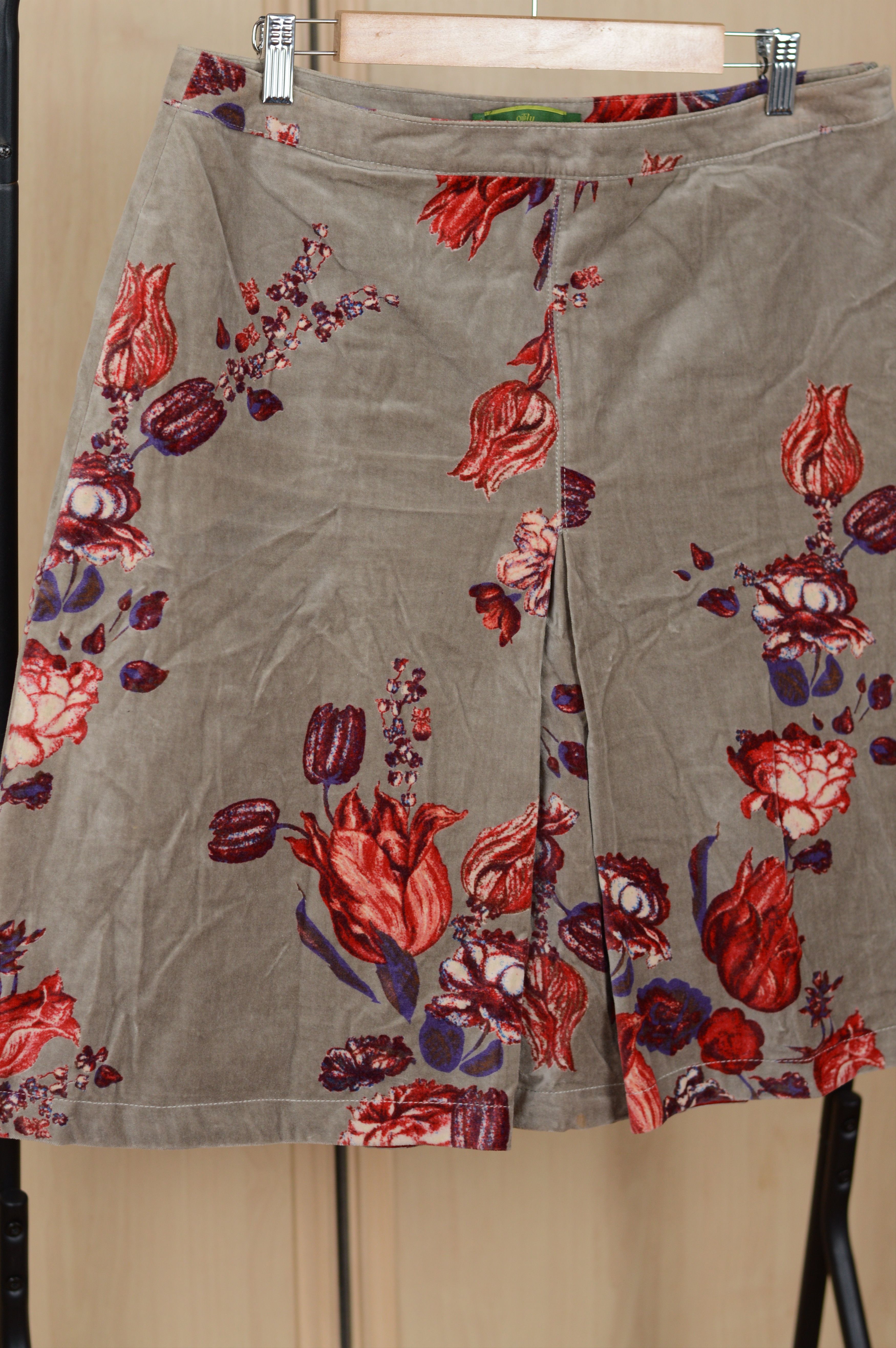 Oilily Oilily Flower Print Cotton Midi Skirt Size 30" / US 8 / IT 44 - 2 Thumbnail
