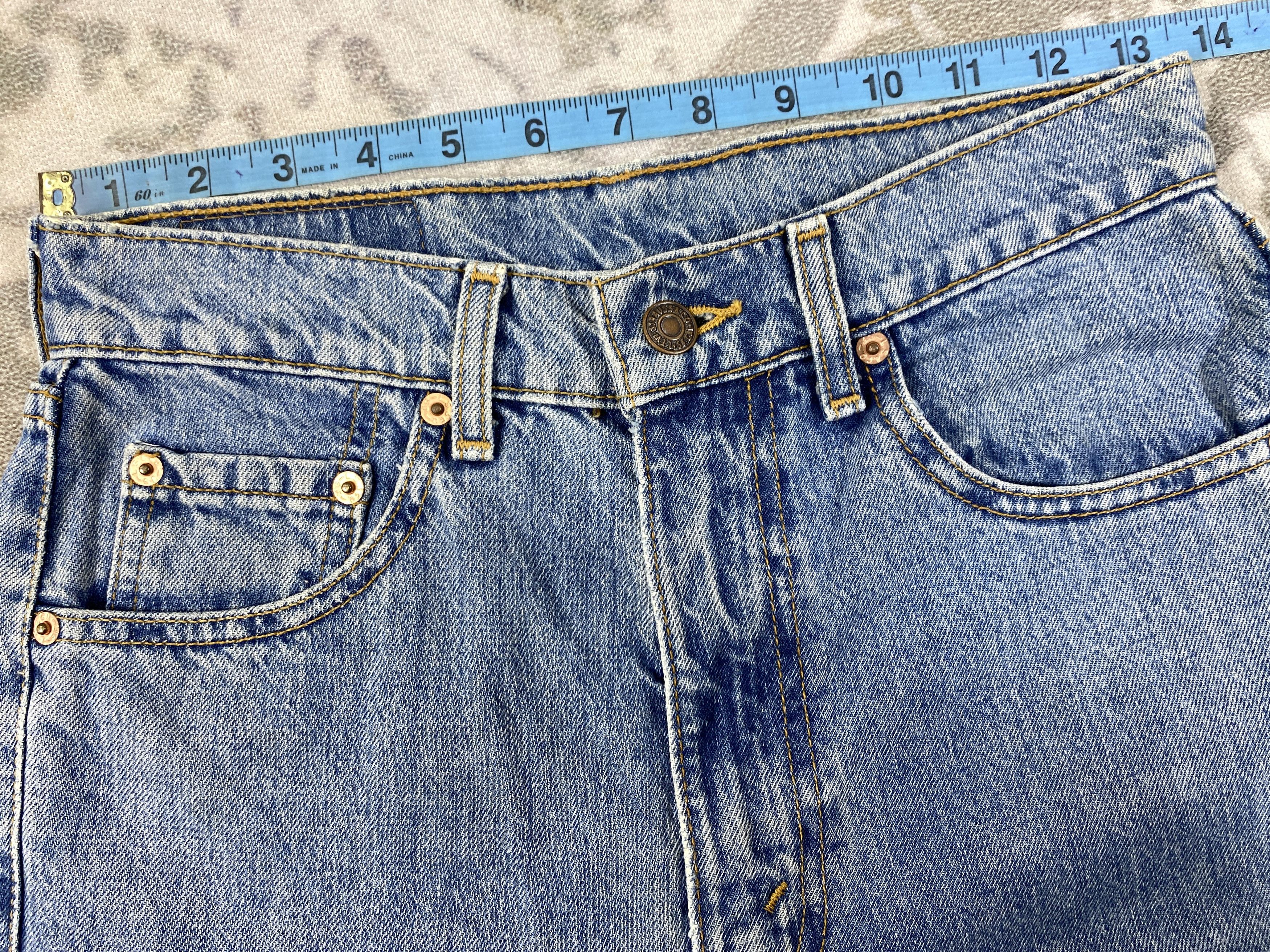 Levi's Blue Vintage Levi's 519 Jeans 27x31 Denim -JN1055 Size US 27 - 5 Thumbnail