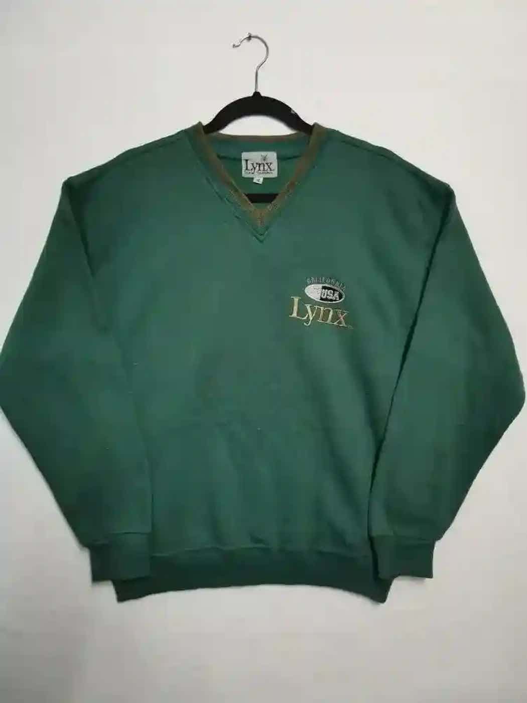 Vintage Vintage Lynx USA California Sweatshirt Size US M / EU 48-50 / 2 - 1 Thumbnail