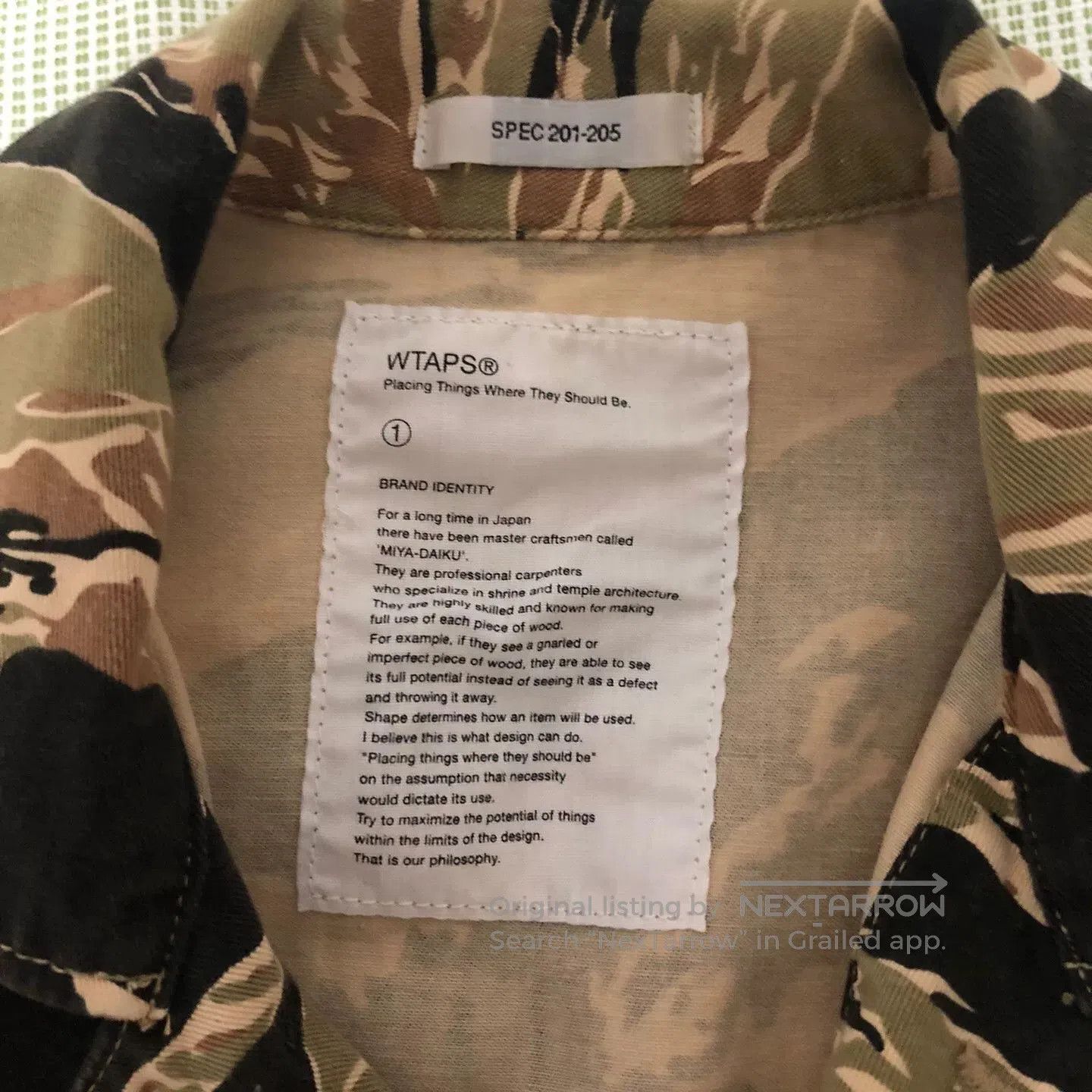 Wtaps wtaps tiger stripe jacket in size S. Size US S / EU 44-46 / 1 - 4 Thumbnail