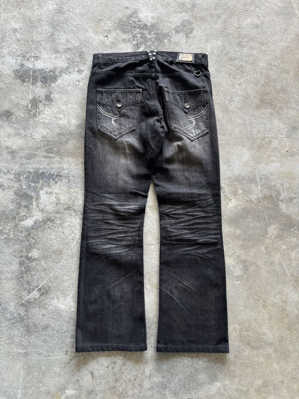 semanticdesign SICK FLARE SEMANTIC DESIGN WASHED FADE JAPANESE GRUNGE PUNK Size US 30 / EU 46 - 17 Thumbnail
