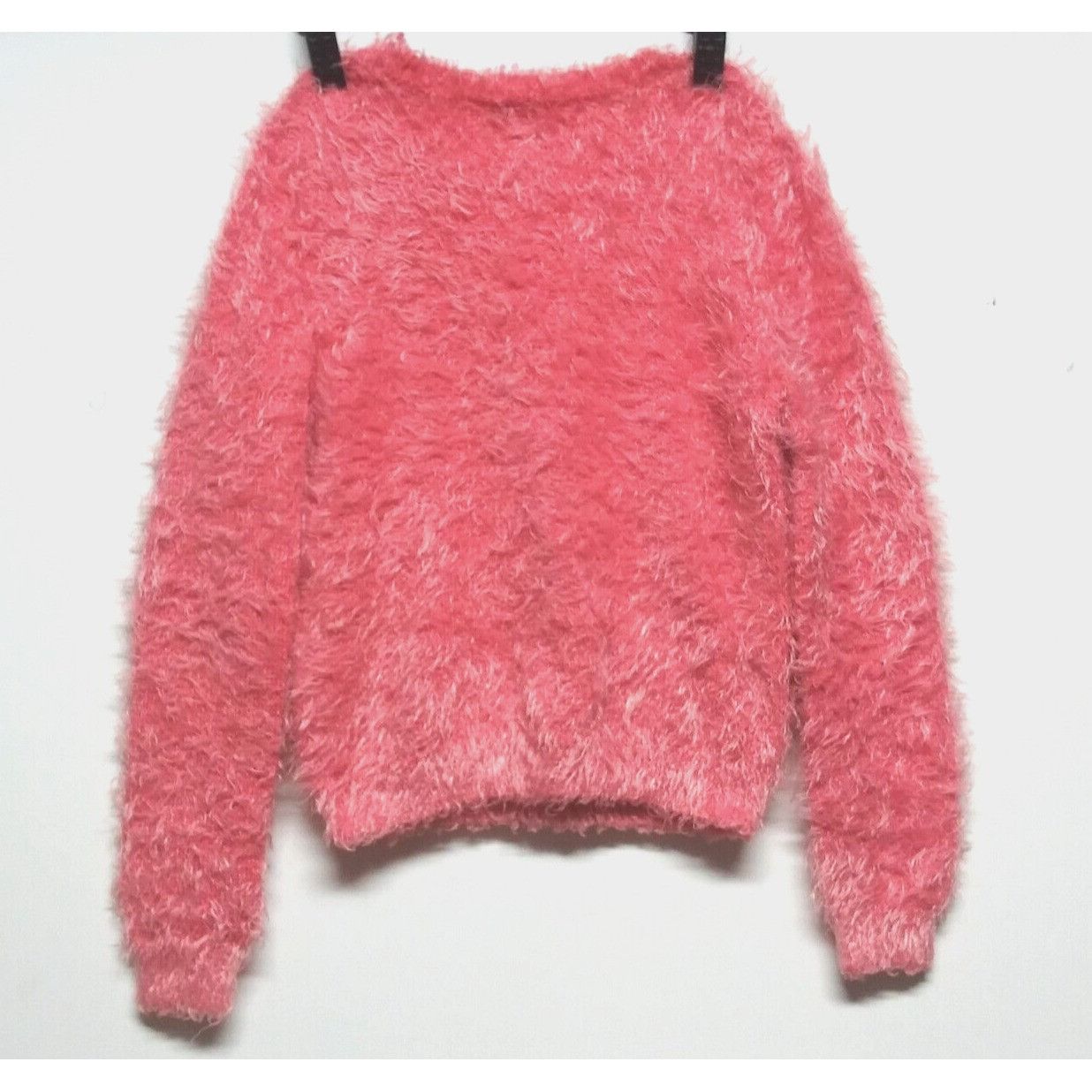 Route 66 Route 66 Juniors Sweater eyelash Pink stars Sz S/M Size S / US 4 / IT 40 - 2 Thumbnail