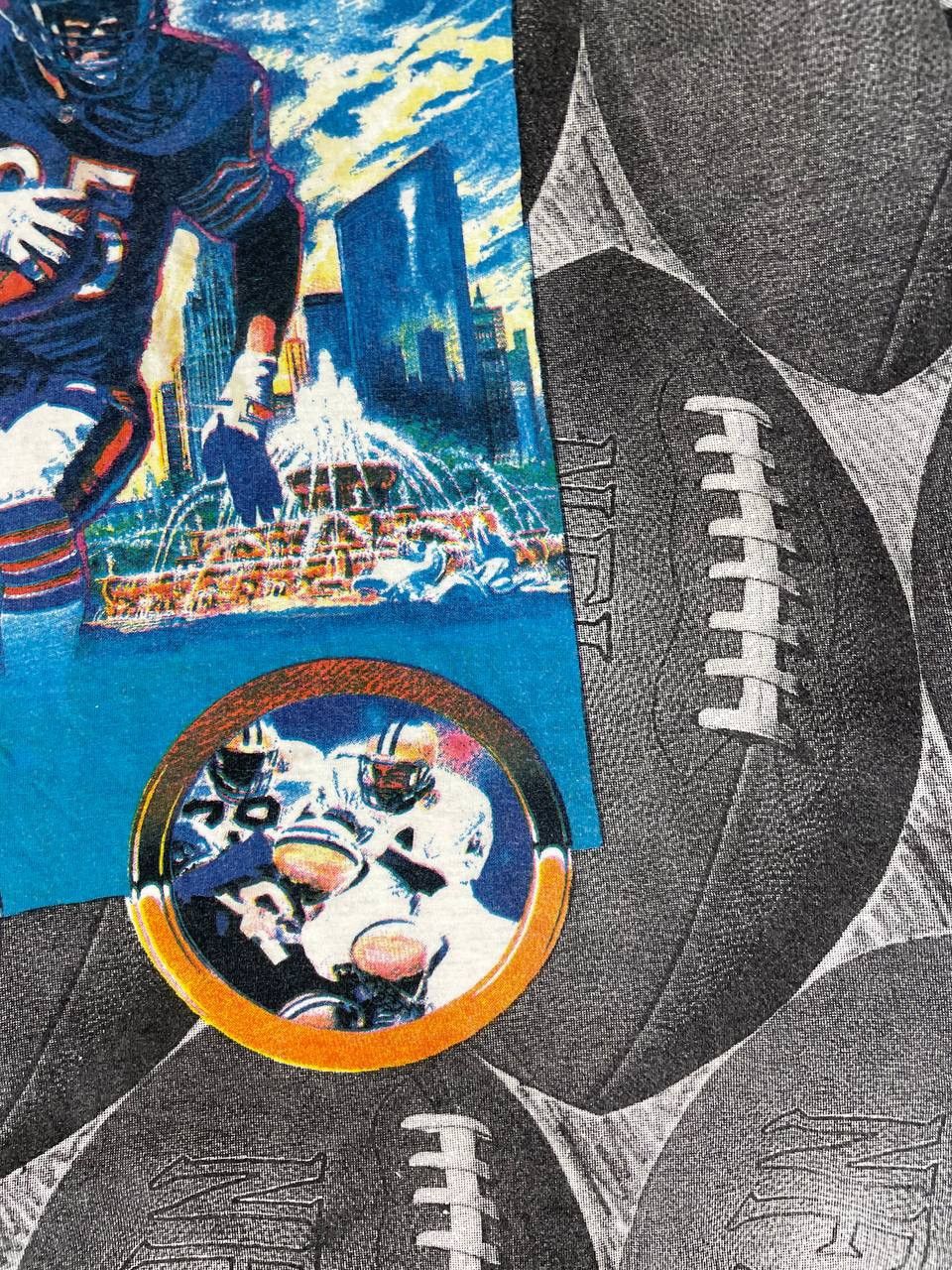 NFL Vintage NFL 90s AOP All Over Print T Shirt USA Size US XL / EU 56 / 4 - 6 Thumbnail