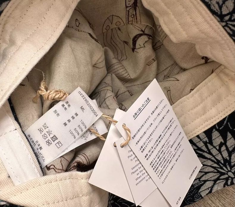 Visvim Visvim VISVIM ICT DOME BUCKET HAT INDIGO PATTERN-2506 Size ONE SIZE - 4 Thumbnail