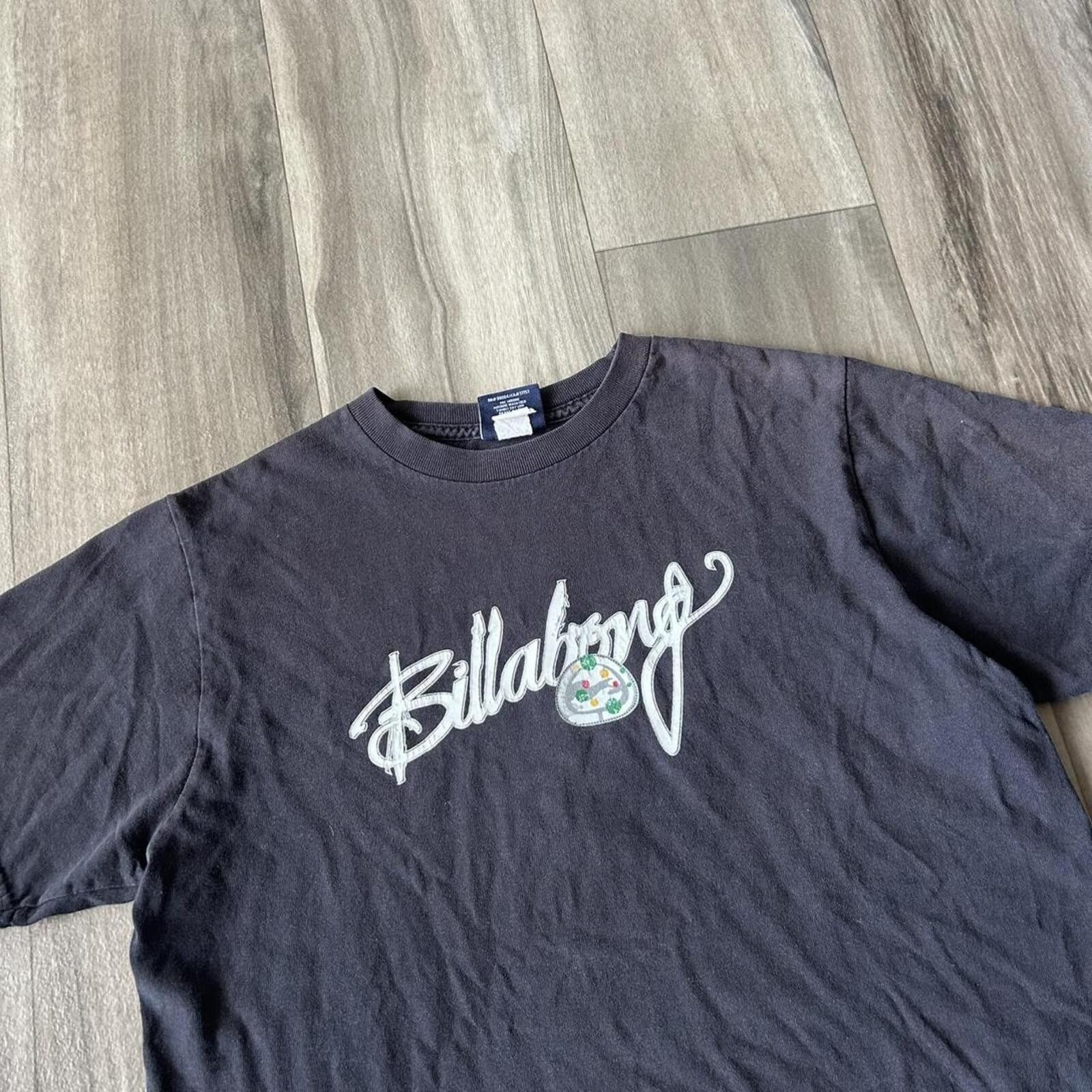 Billabong Vintage 90’s Billabong black surf tee Size M center hit Size US M / EU 48-50 / 2 - 2 Thumbnail