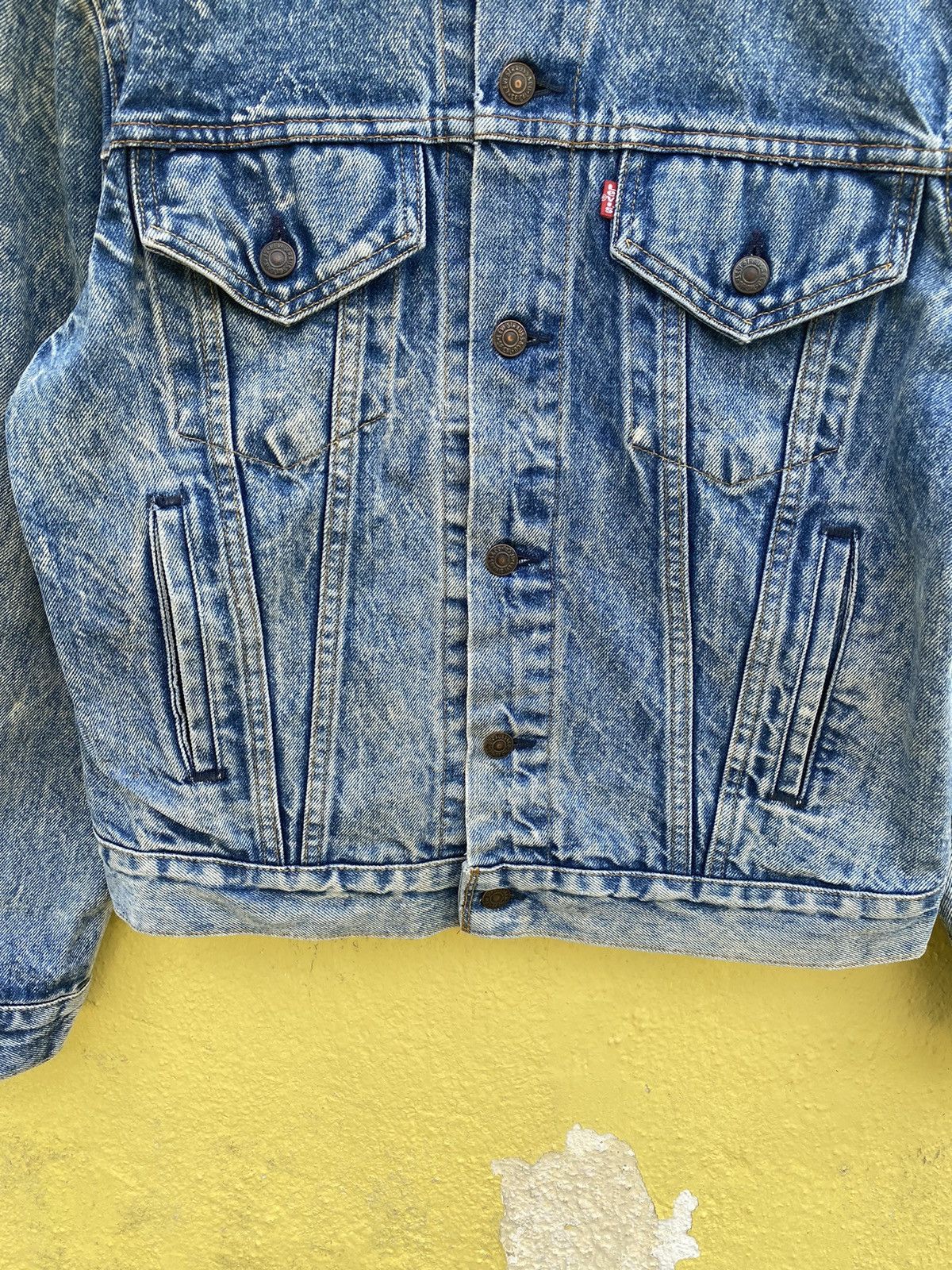 Levi's × Vintage Vintage 80s Levis jacket acid wash Size US M / EU 48-50 / 2 - 6 Thumbnail