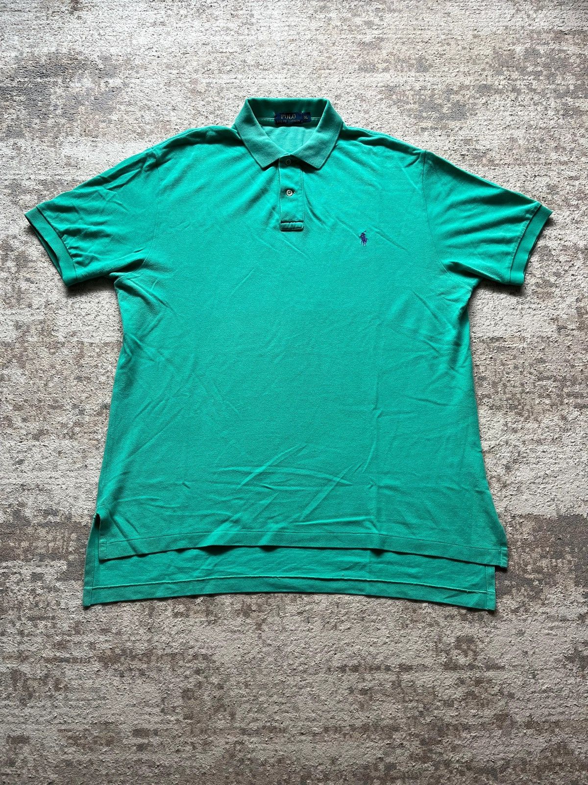 Polo Ralph Lauren Polo Ralph Lauren Small Pony Green Polo Shirt Rare Sz XL Size US XL / EU 56 / 4 - 1 Thumbnail