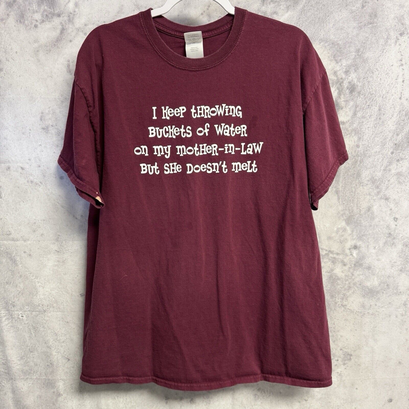 Vintage Vintage Funny Parody T Shirt Mens XL Red Short Sleeve Y2K Size US XL / EU 56 / 4 - 2 Thumbnail