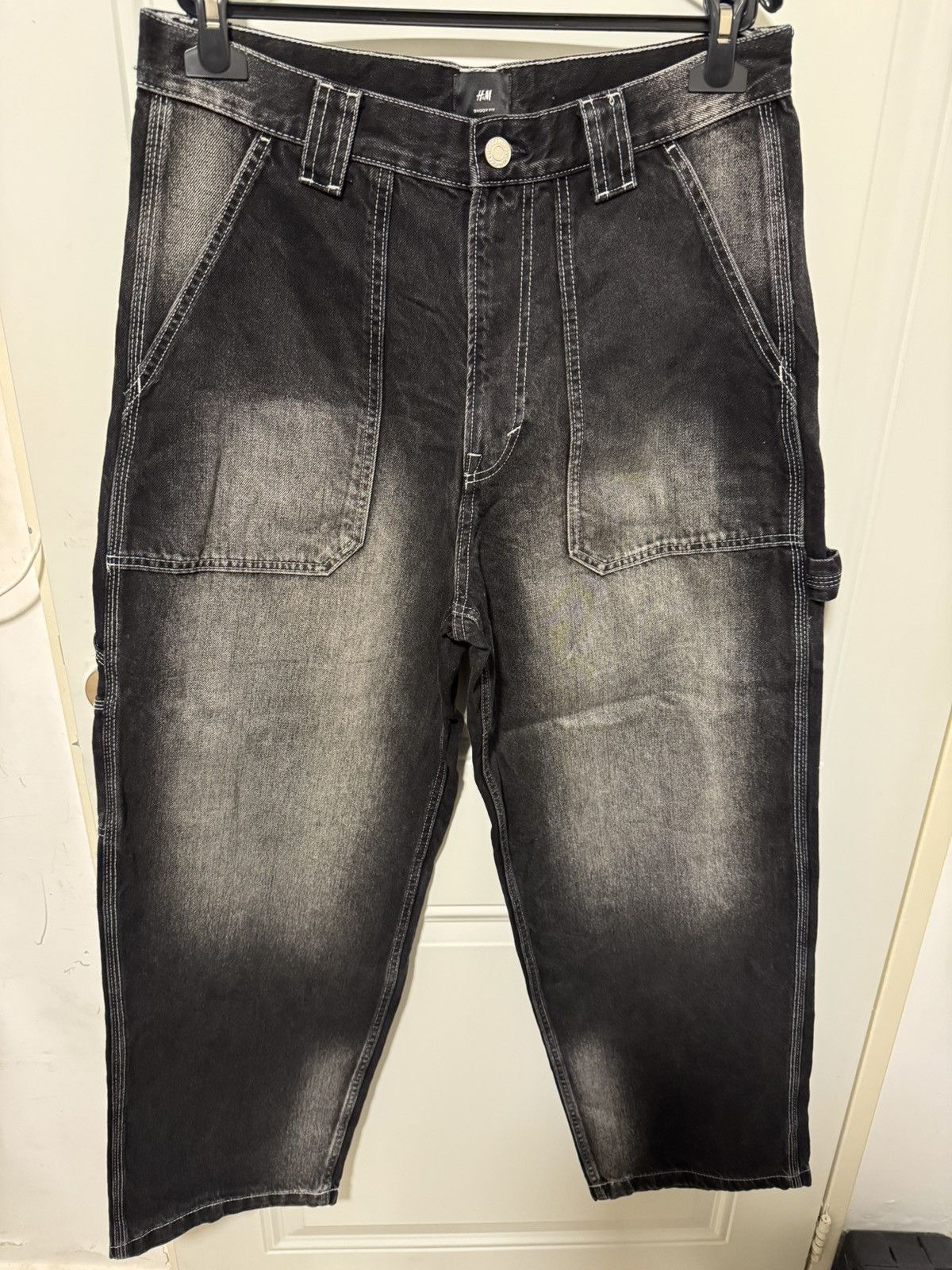 H&M H&m baggy detailed jeans Size US 32 / EU 48 - 1 Thumbnail