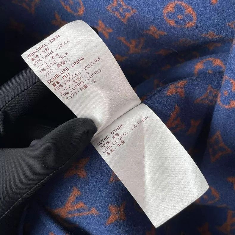 Louis Vuitton Louis Vuitton Blue cashmere coat Size XS / US 0-2 / IT 36-38 - 6 Thumbnail