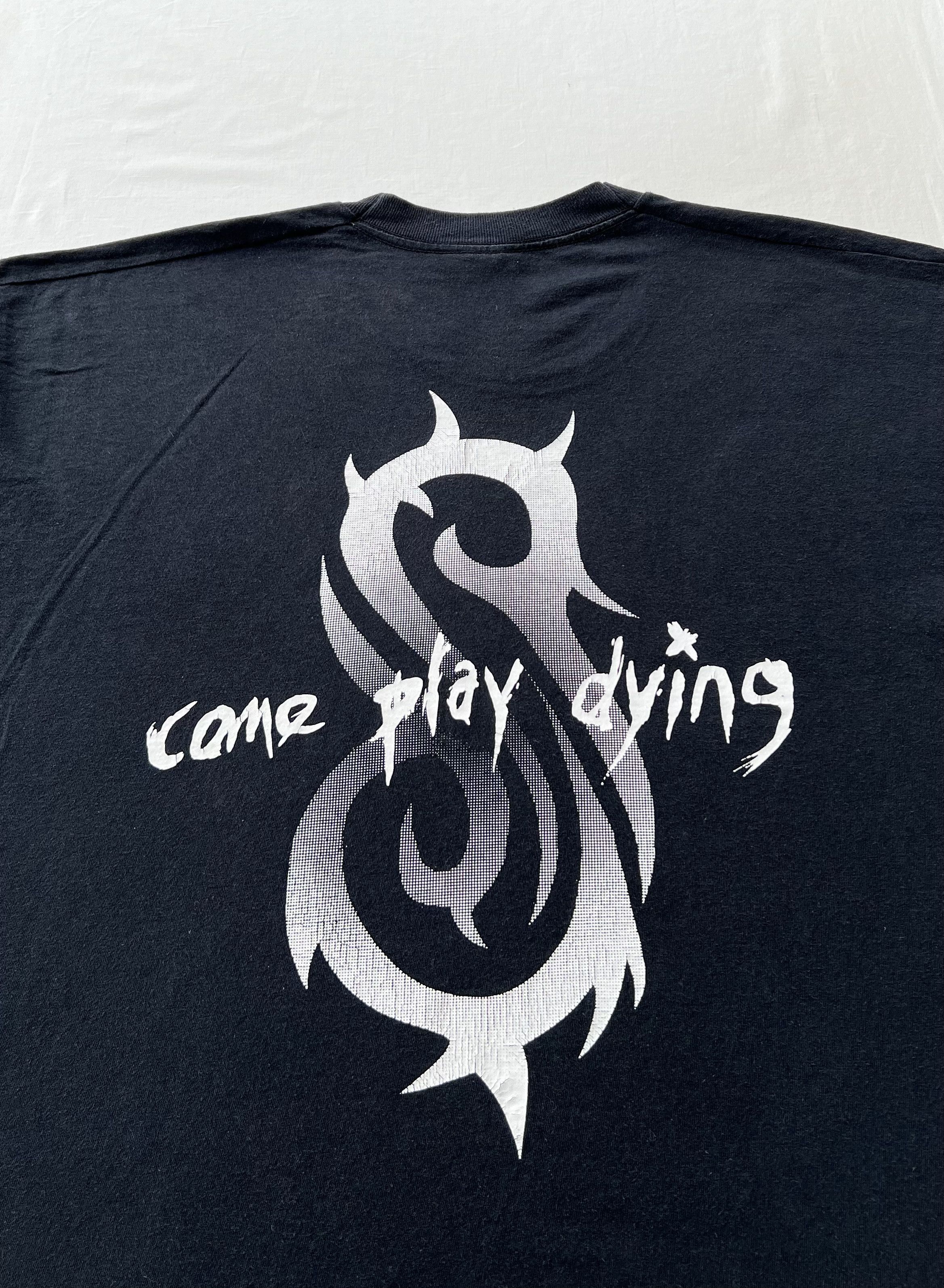 Band Tees Vintage 1999 Slipknot Spit it Out Nu Metal Band T-shirt Size US XL / EU 56 / 4 - 16 Thumbnail