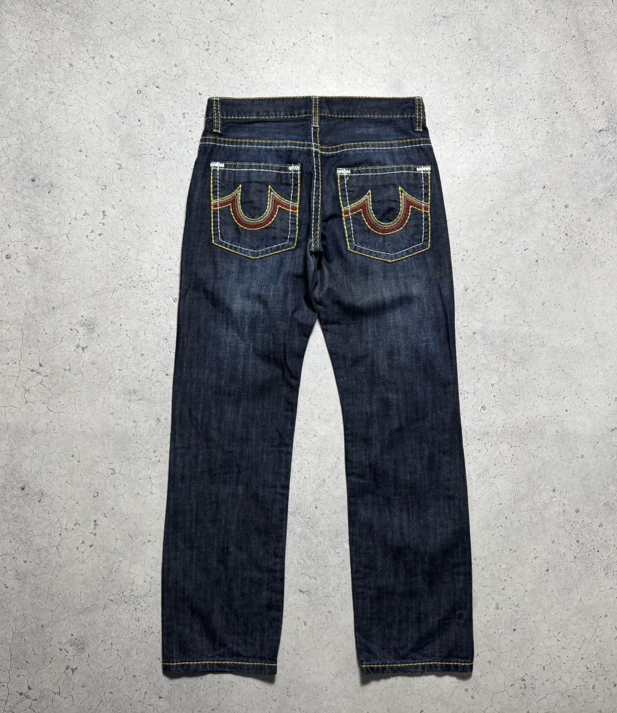 True Religion True Religion Big Logo Baggy Denim Jeans Made In USA Size US 32 / EU 48 - 1 Thumbnail