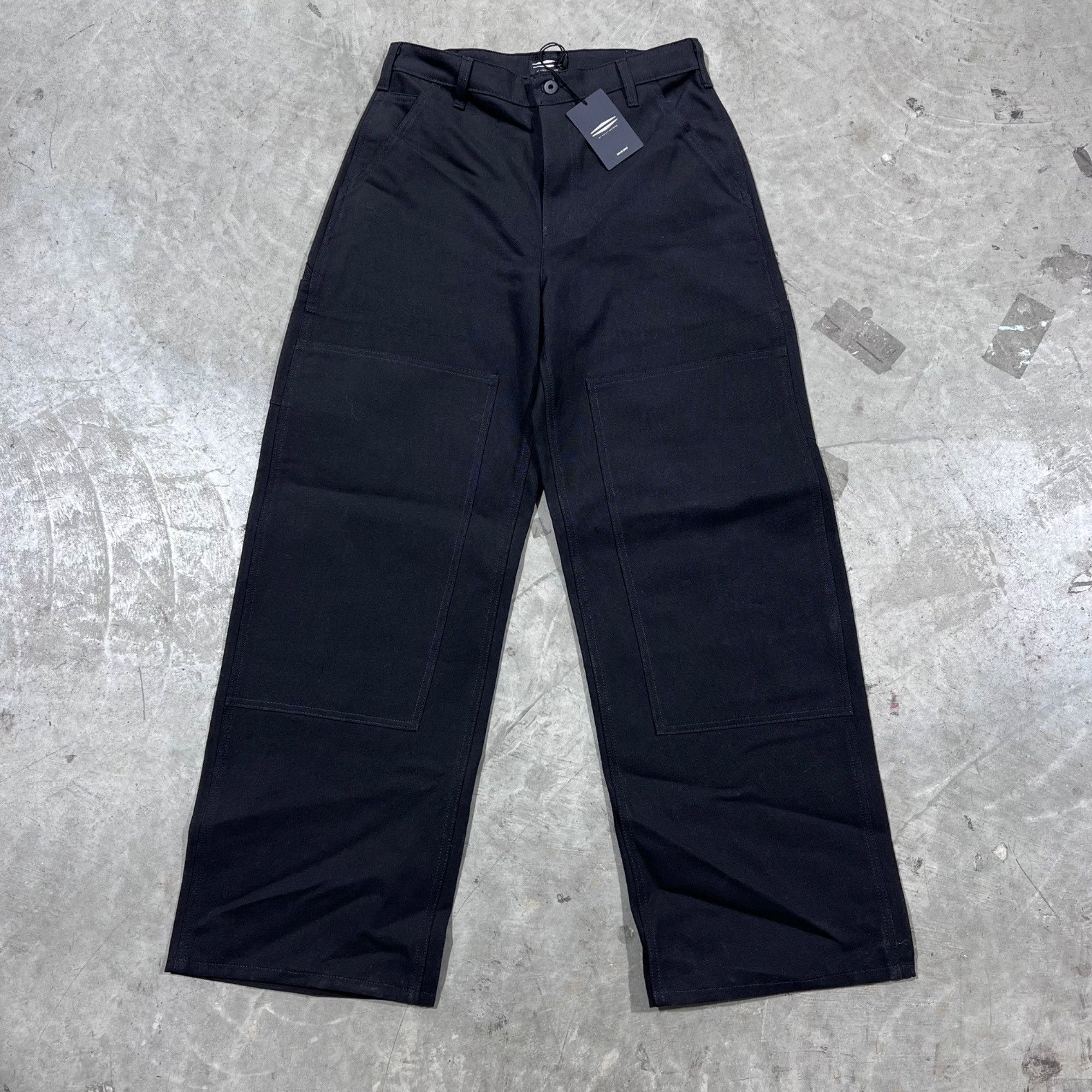 Harley Davidson $195 NWT HARLEY DAVIDSON WOMEN'S WIDE LEG WORK PANTS 4 Size 27" / US 4 / IT 40 - 3 Thumbnail