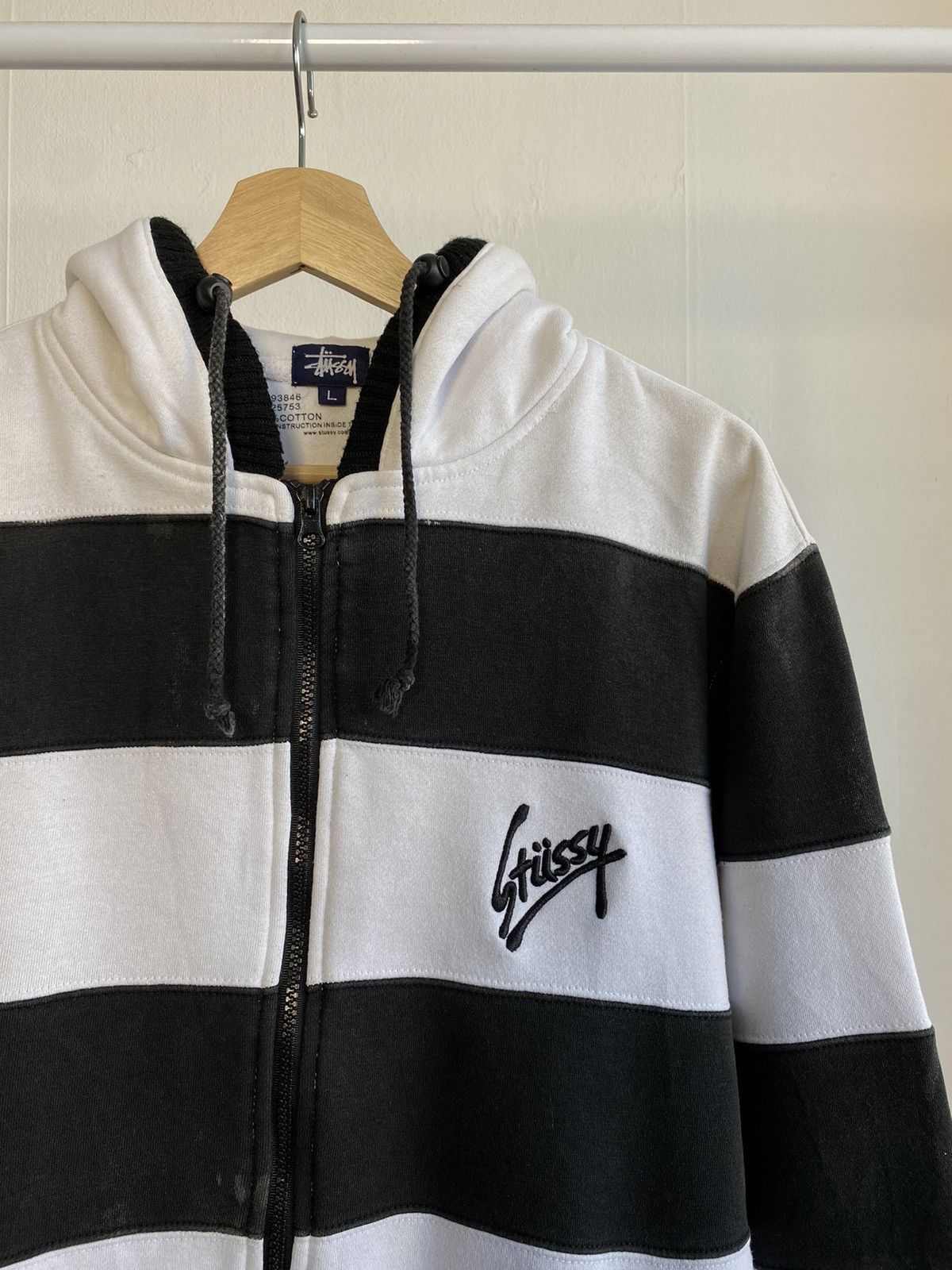 Stussy × Vintage Vintage 90s Stüssy Hoodie Size US L / EU 52-54 / 3 - 5 Thumbnail