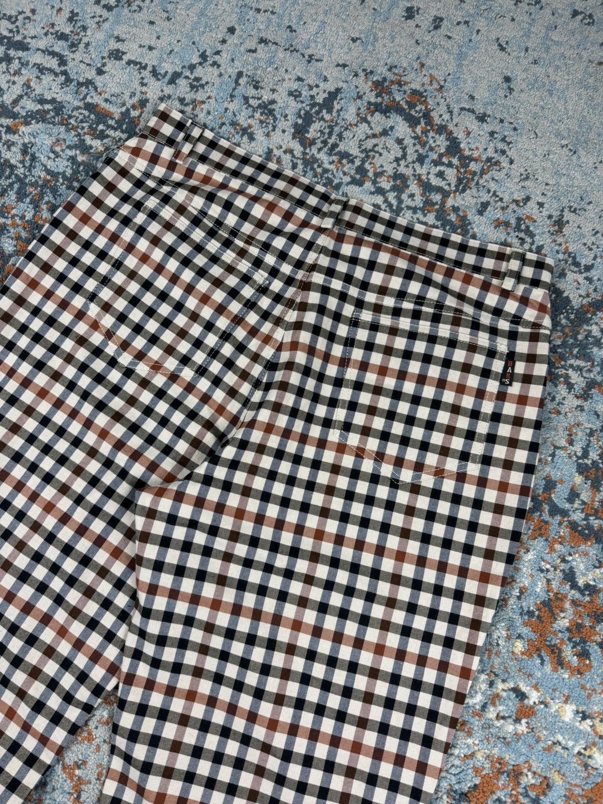 DAKS × Vintage Vintage y2k Daks London pattern checked pants straight fit Size US 32 / EU 48 - 4 Thumbnail