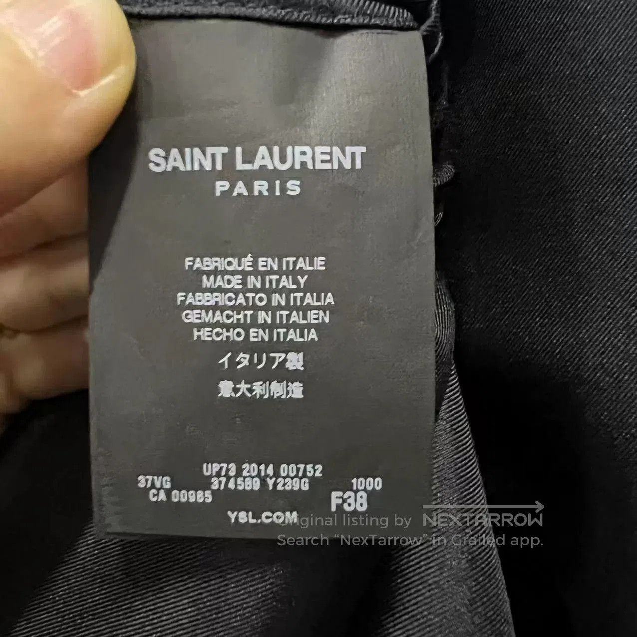 Saint Laurent Paris saint laurent embroidered black blazer jacket. Size US M / EU 48-50 / 2 - 4 Thumbnail