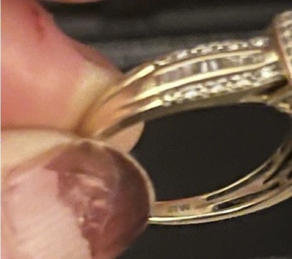 Other Gold Natural Diamond Ring Size ONE SIZE - 5 Thumbnail