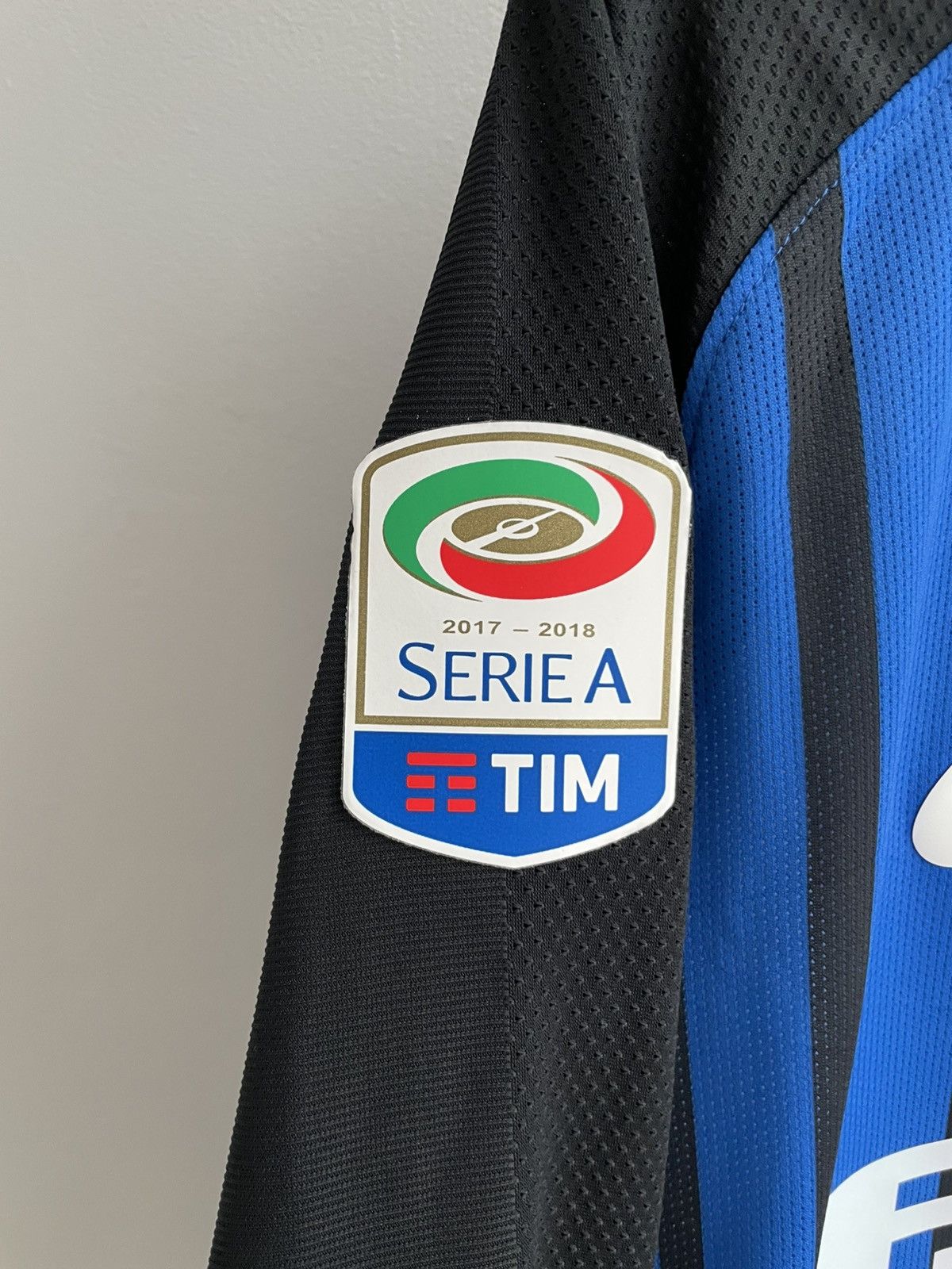 Nike Inter Milan 2017 2018 Player Issue Match Worn? Shirt Jersey Size US L / EU 52-54 / 3 - 5 Thumbnail