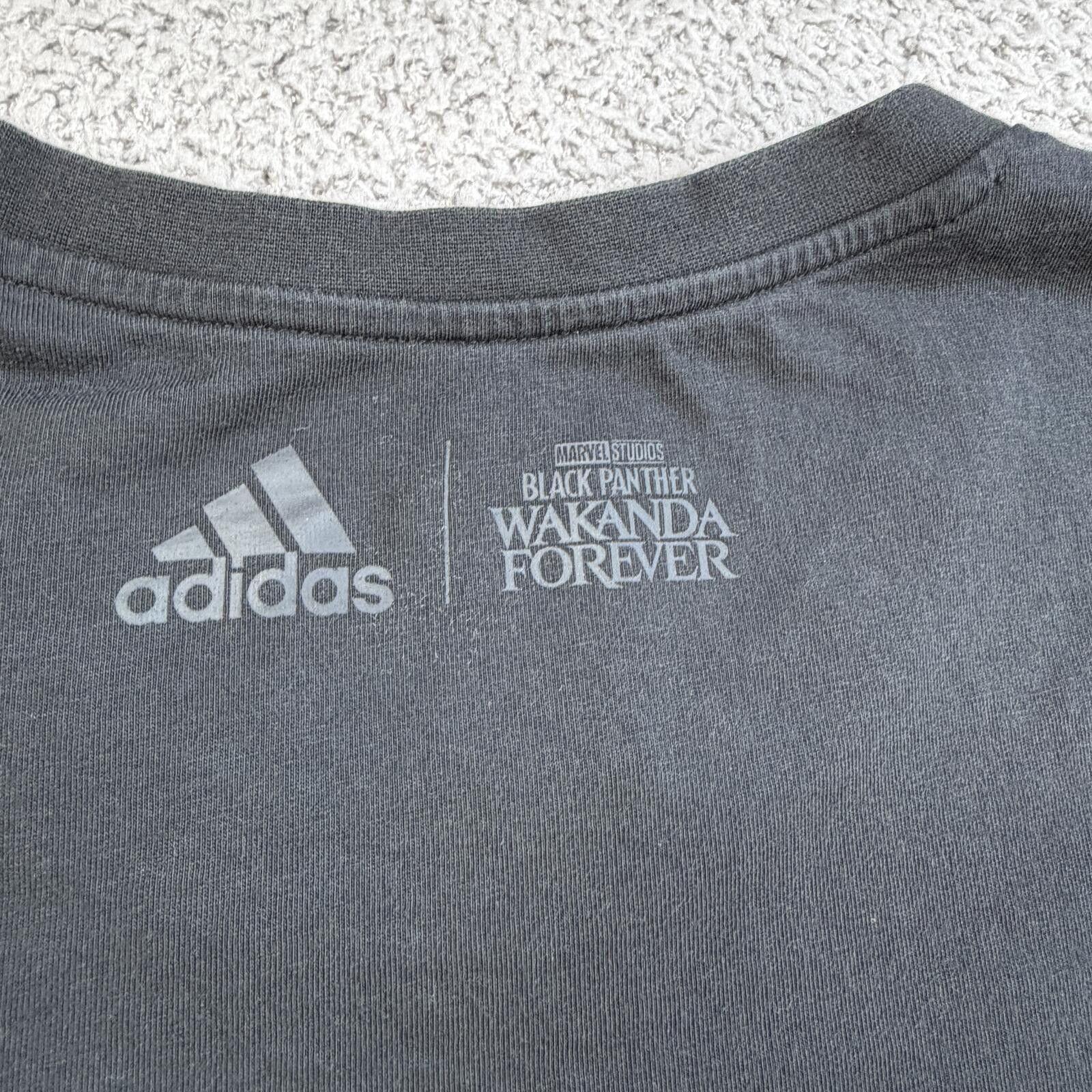 Adidas Adidas Black Panther Wakanda Forever T Shirt Black S Marvel Size US XXL / EU 58 / 5 - 5 Thumbnail