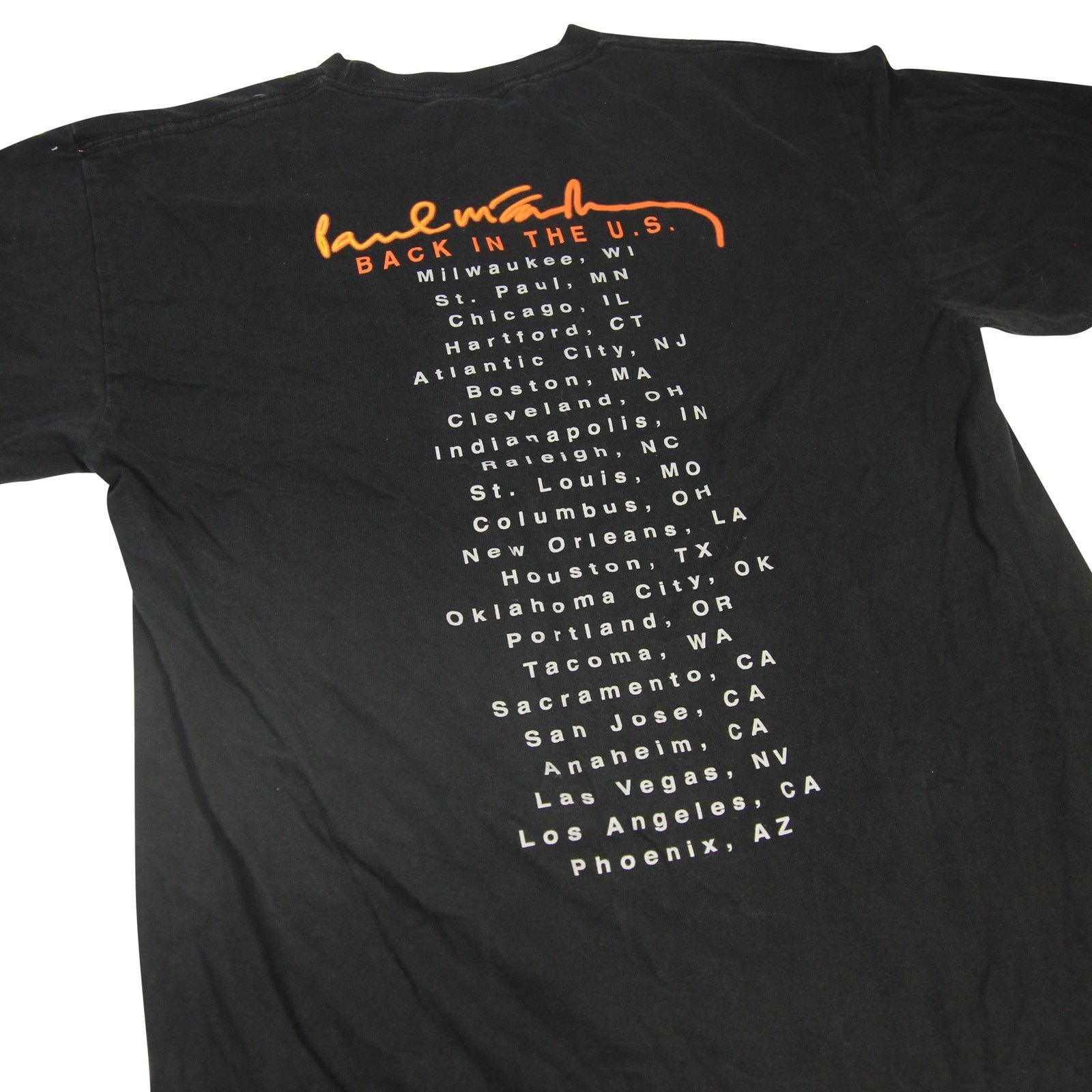 Band Tees × Vintage Vintage 2002 Paul McCartney "Back in the US" Tour Tee Shirt Size US M / EU 48-50 / 2 - 8 Thumbnail