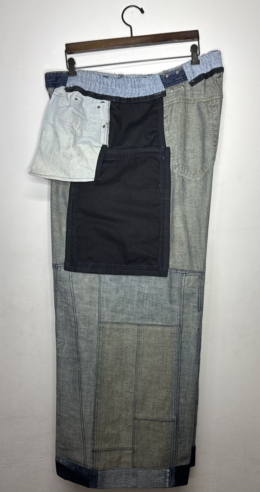 Other Cargo Upcycled Denim Elephant Pant Size US 38 / EU 54 - 3 Thumbnail