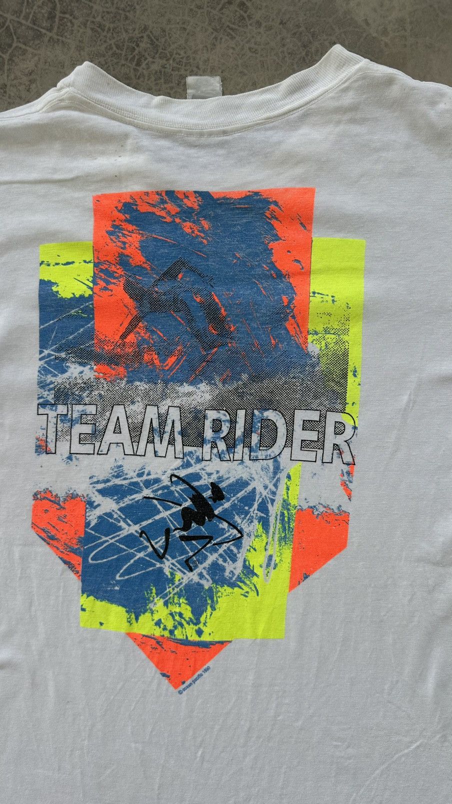 Ocean Pacific × Vintage VINTAGS OCEAN PACIFIC OP TEAM RIDER SURF TEE Size US L / EU 52-54 / 3 - 2 Thumbnail