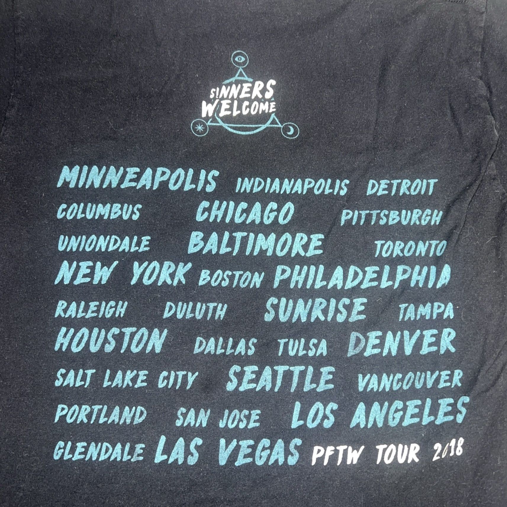 Vintage VINTAGE Panic At The Disco Pray For The Wicked Tour T-Shirt Mens Medium Black Men's Size US M / EU 48-50 / 2 - 6 Thumbnail
