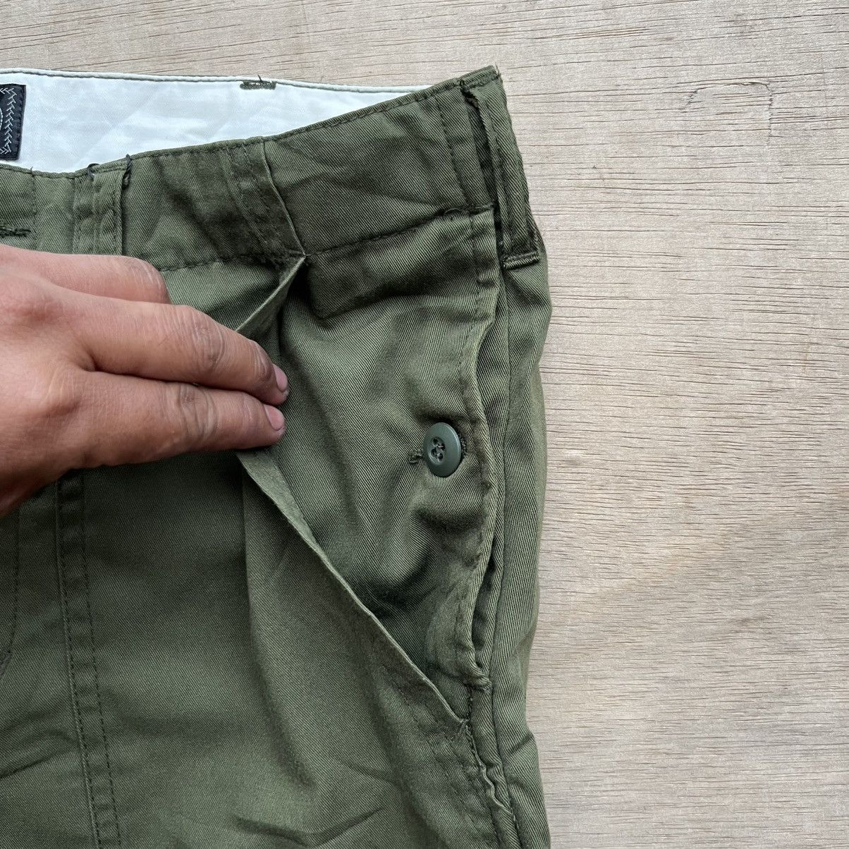Beams Plus × Japanese Brand BEAMS JAPAN FATIGUE DARK GREEN PANTS Size US 31 - 3 Thumbnail
