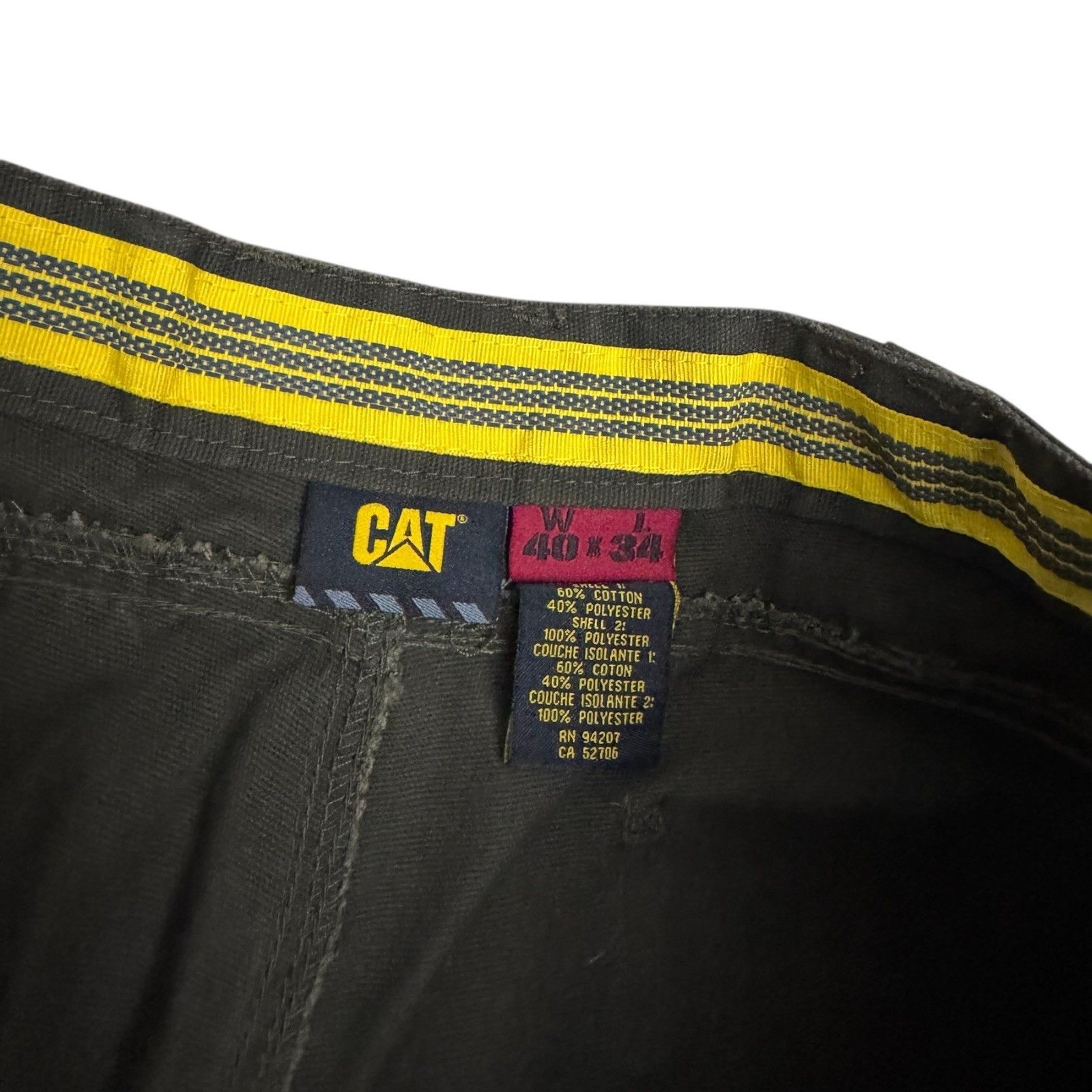 Caterpillar CAT CATERPILLAR Double Knee Canvas Tool Work Pants 40x28 Size US 40 / EU 56 - 5 Thumbnail
