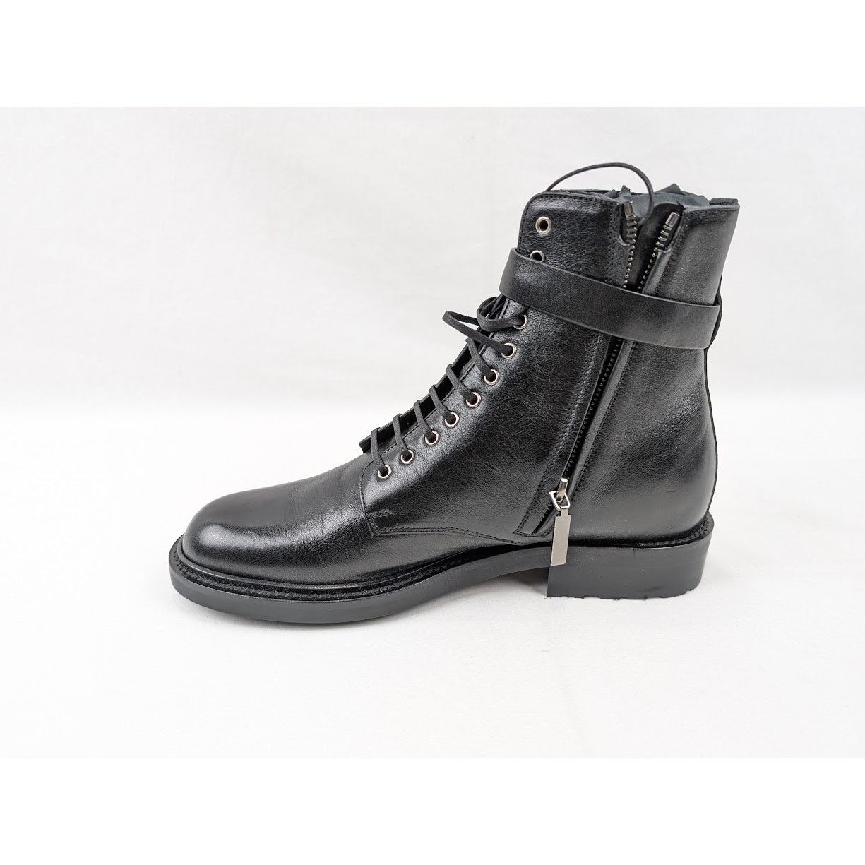 Saint Laurent Paris o1rshd1 Army 20 Buckle Boots in Nero Size US 8 / EU 41 - 7 Thumbnail