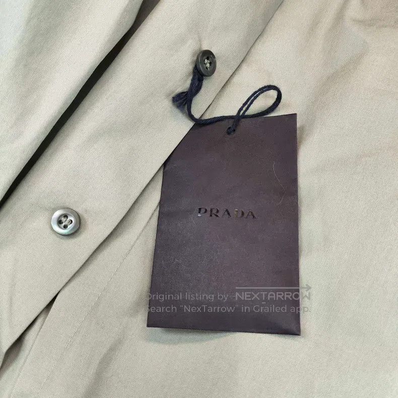 Prada Prada Size38 Light grey shirt Size US XXS / EU 40 - 4 Thumbnail