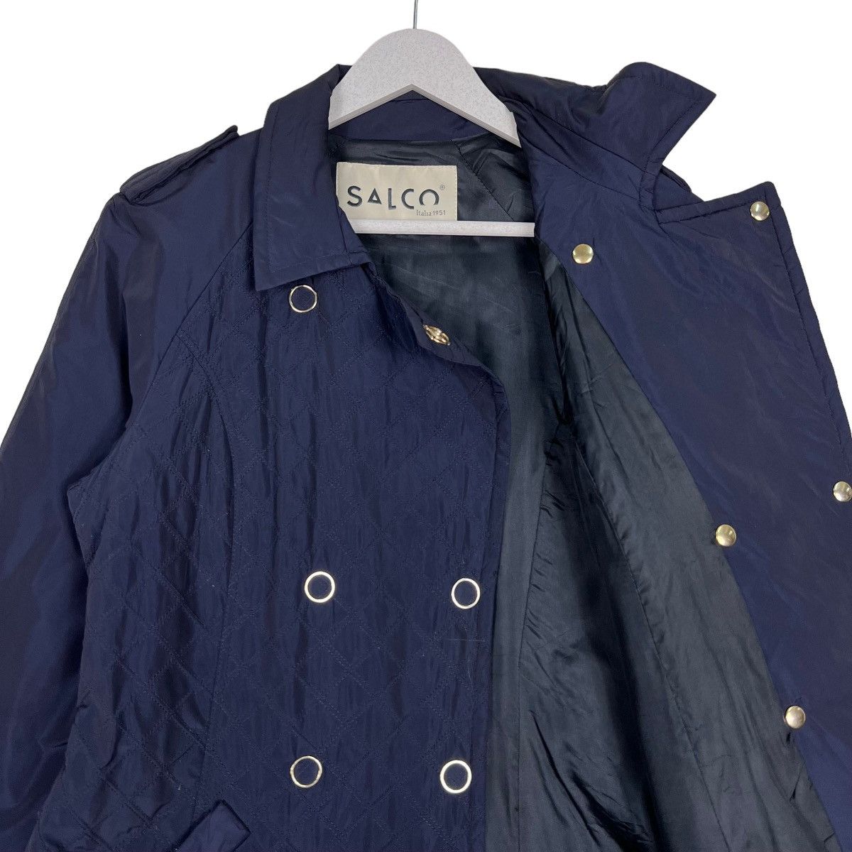 Designer 🔥 SALCO TAORMINA COAT MADE IN ITALY Size M / US 6-8 / IT 42-44 - 10 Thumbnail
