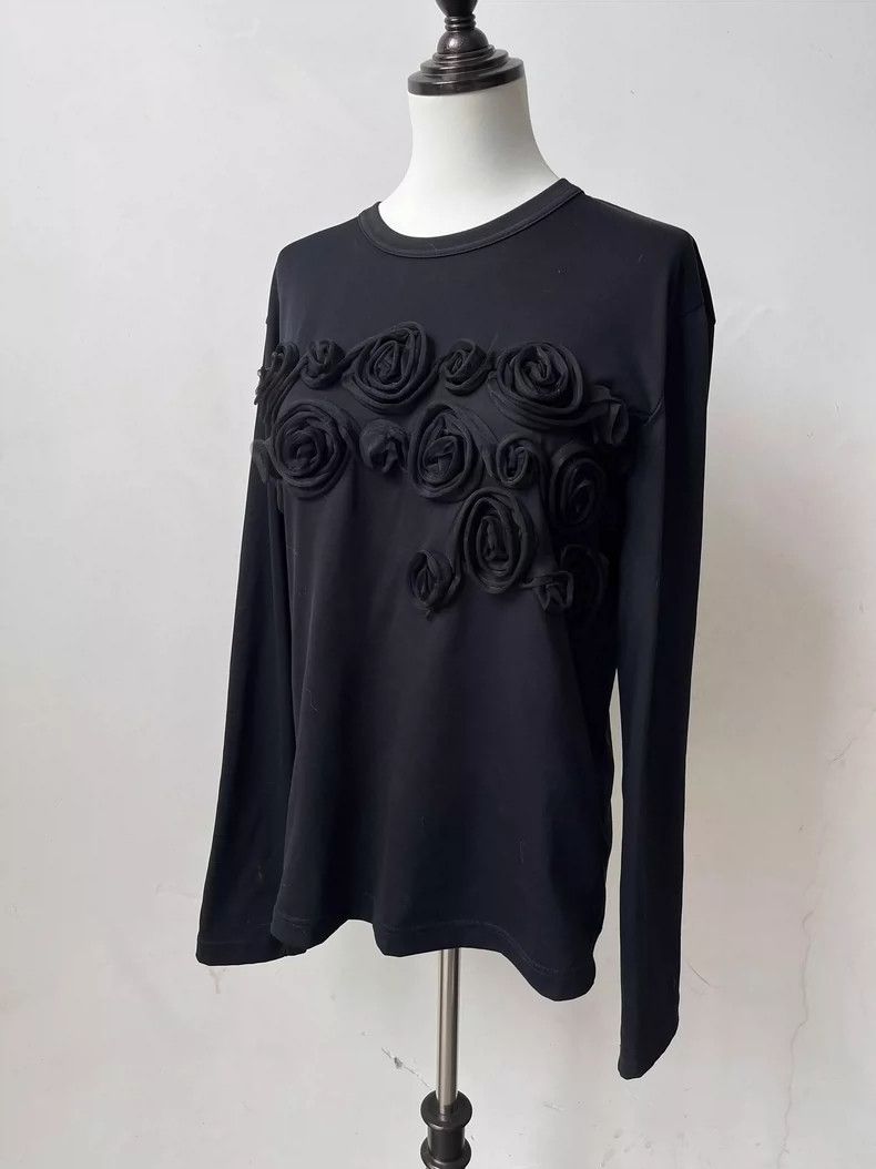 Comme des Garcons Comme Des Garcons Rose Flower Top Size M / US 6-8 / IT 42-44 - 2 Thumbnail
