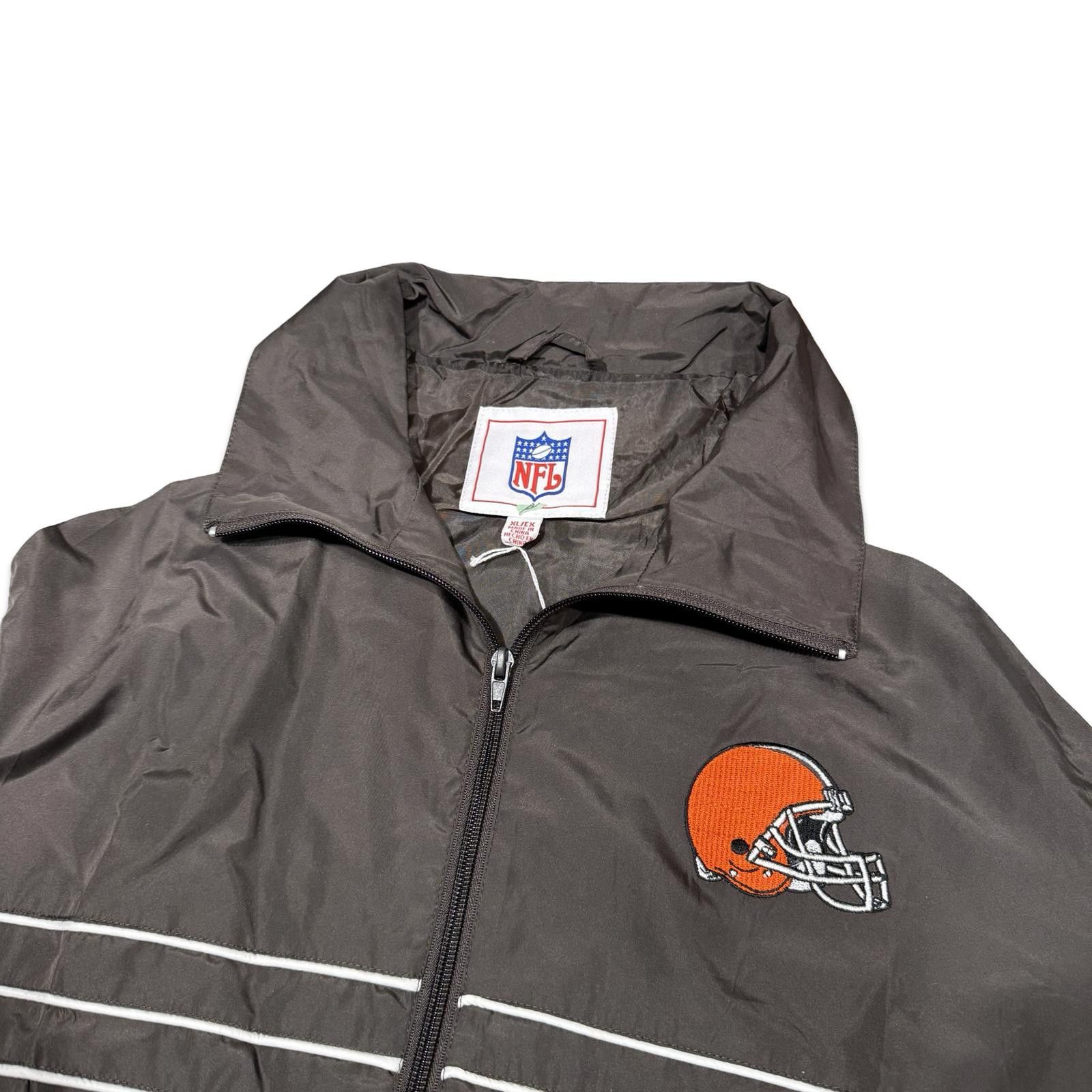 NFL Cleveland Browns NFL Sports Illustrated Windbreaker Jacket Size US XL / EU 56 / 4 - 3 Thumbnail