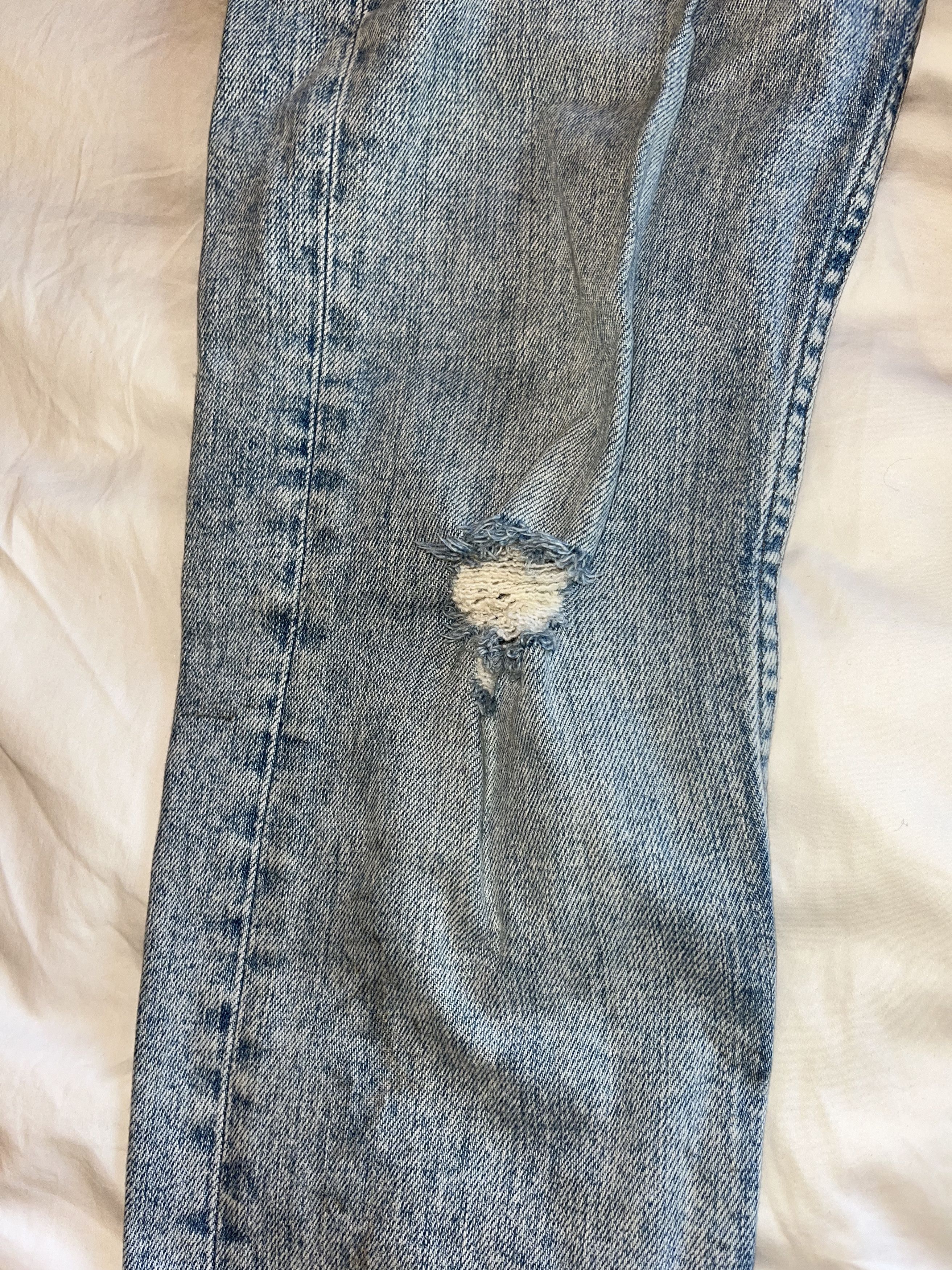 Rag & Bone Rag & Bone Slim Fit Distressed Denim Size US 32 / EU 48 - 5 Thumbnail