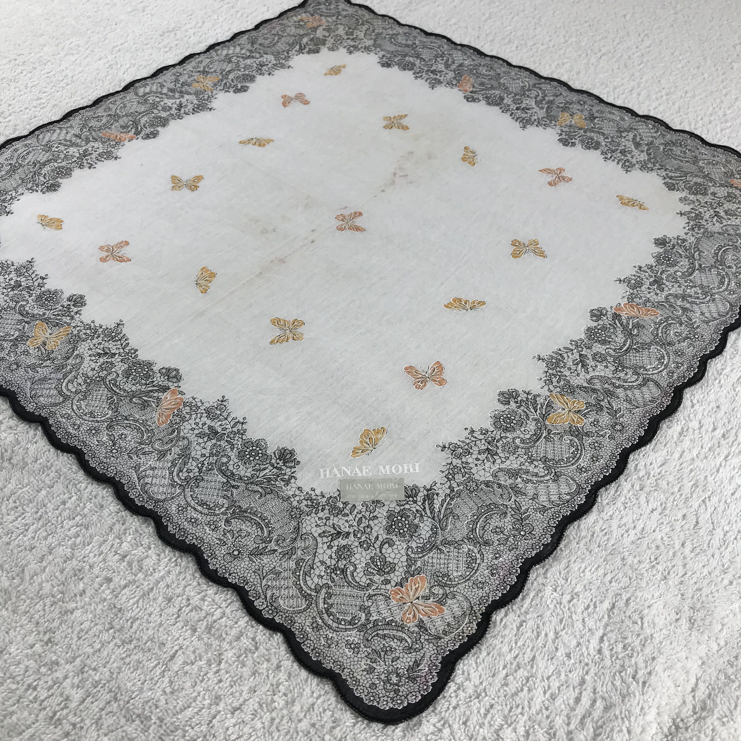 Hanae Mori × Vintage Hanae Mori Bandana / Handkerchief / Neckerchief - S229 Size ONE SIZE - 2 Thumbnail