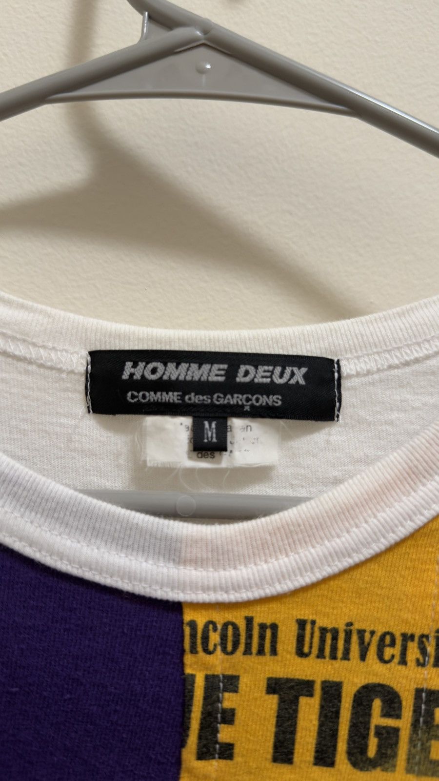 Comme des Garcons Homme Deux Comme Des Garcons Homme Deux Vintage Patch Work Tee Size US M / EU 48-50 / 2 - 2 Thumbnail