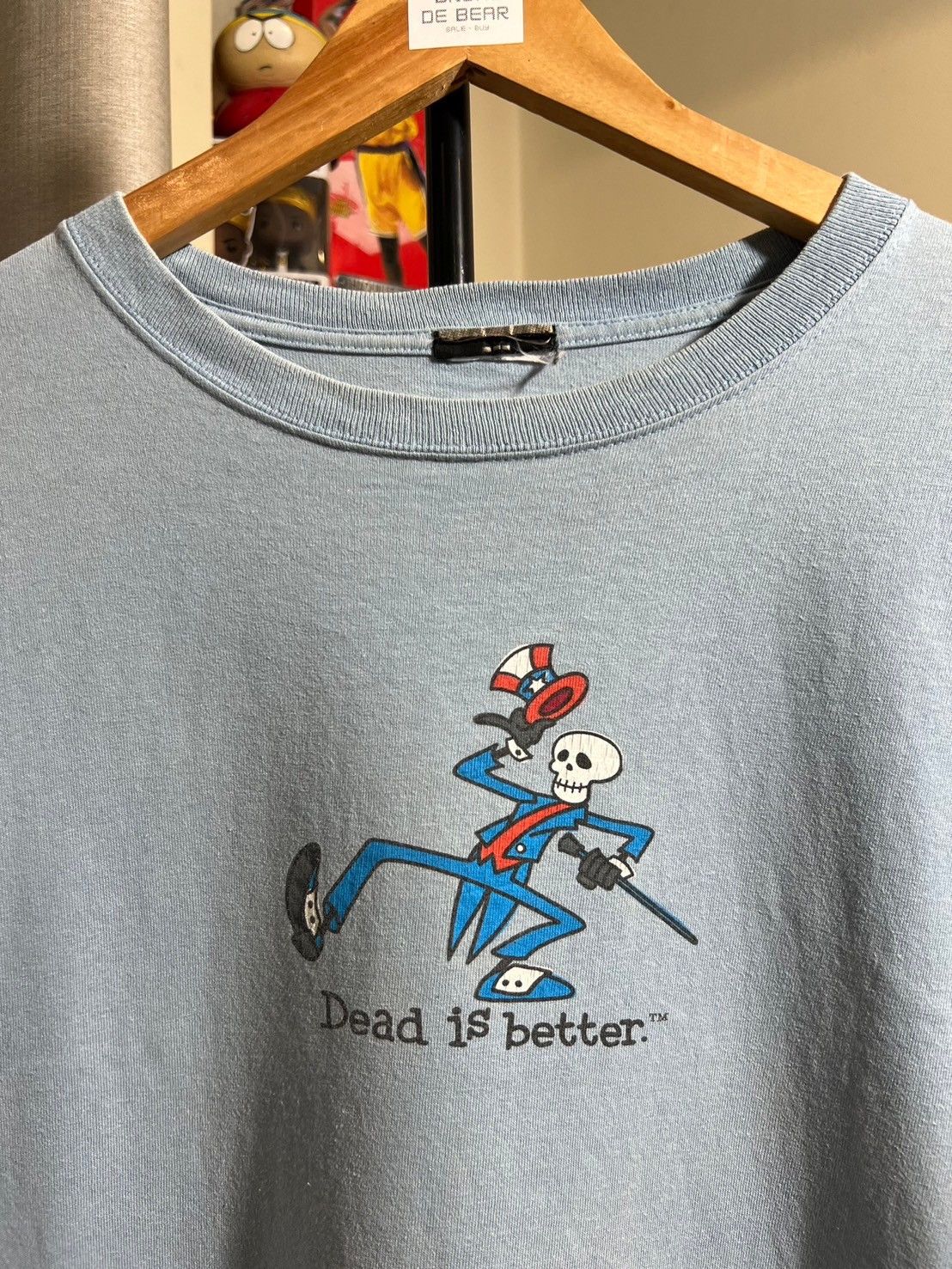Liquid Blue × Vintage Vintage 00's GRATEFUL DEAD "Dead Is Better" JERRY GARCIA BN Size US L / EU 52-54 / 3 - 1 Thumbnail