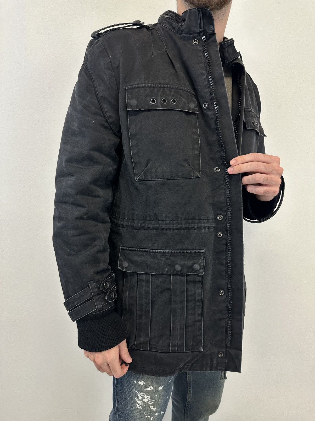 Dior × Hedi Slimane AW03 Dior Homme Military M65 Field Jacket Parka Size 52 Size US L / EU 52-54 / 3 - 6 Thumbnail
