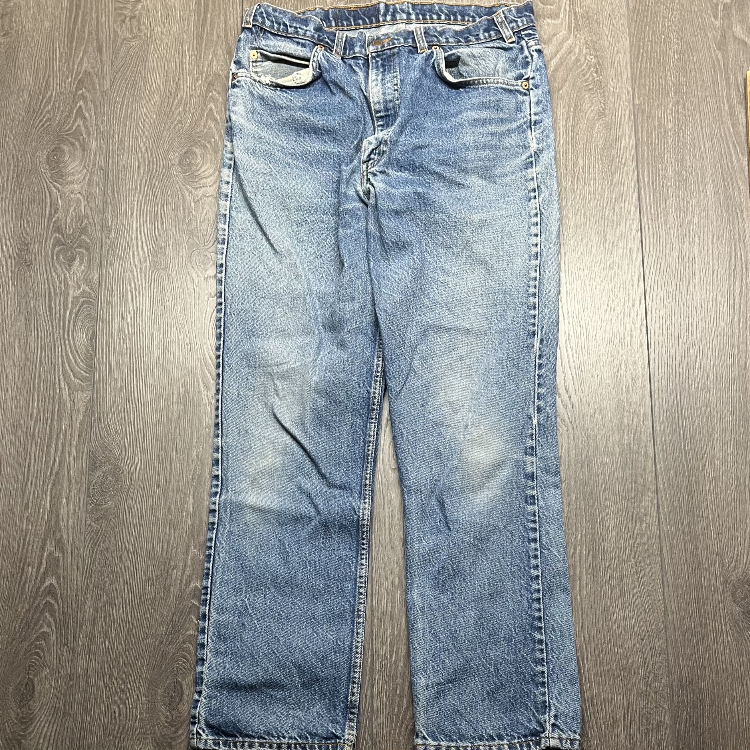 Levi's × Vintage Vintage Levis Orange Tab Denim Jeans Western Size US 35 - 4 Thumbnail