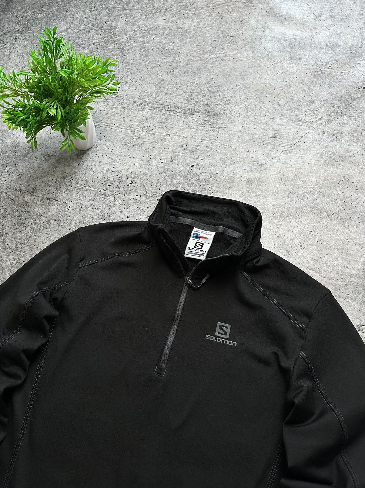 Salomon Salomon Fleece Active Hiking Outdoor Pullover Half-Zip Size US S / EU 44-46 / 1 - 3 Thumbnail