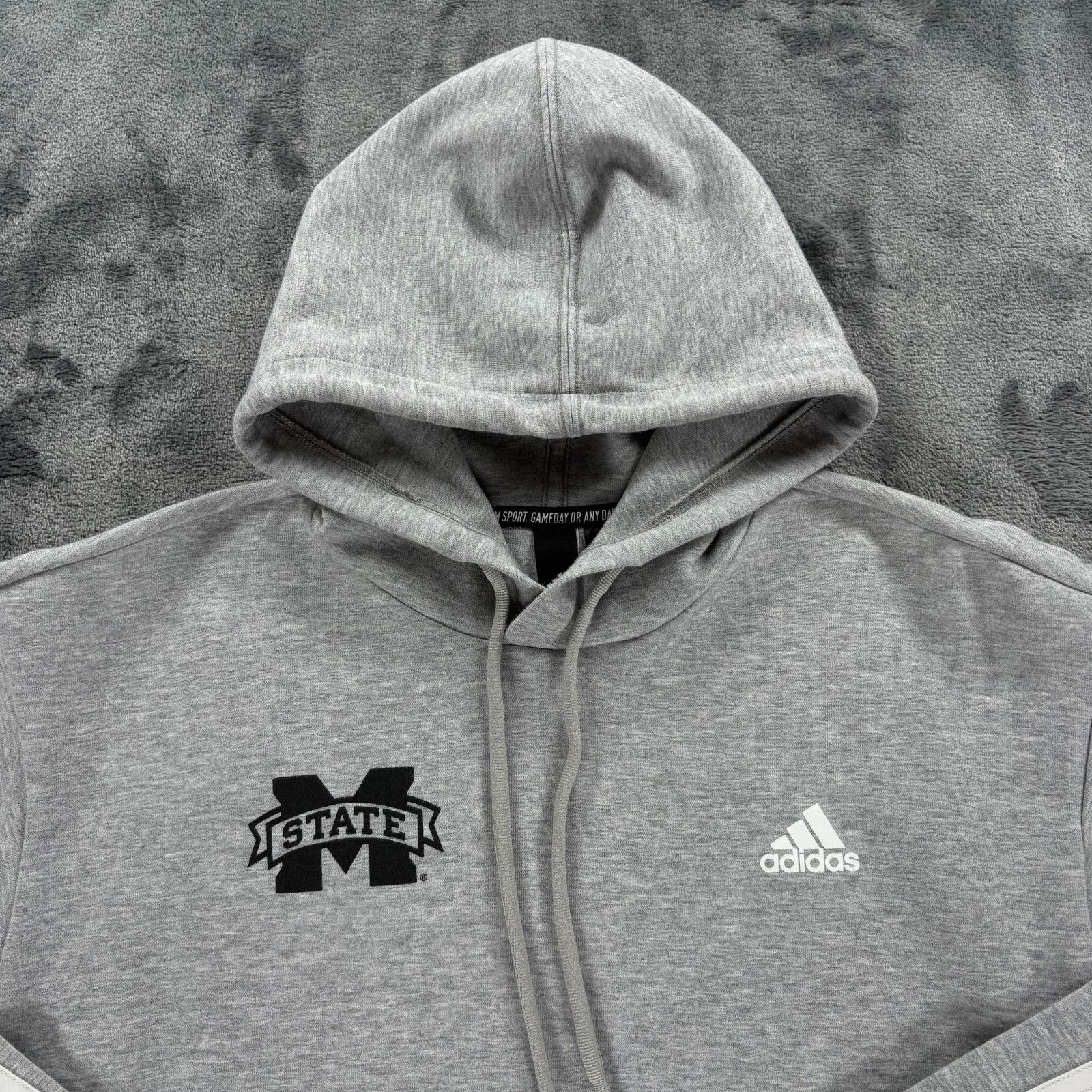 Adidas Adidas Mississippi State Bulldogs Hoodie Beanie Mens S Gift Size US S / EU 44-46 / 1 - 2 Thumbnail