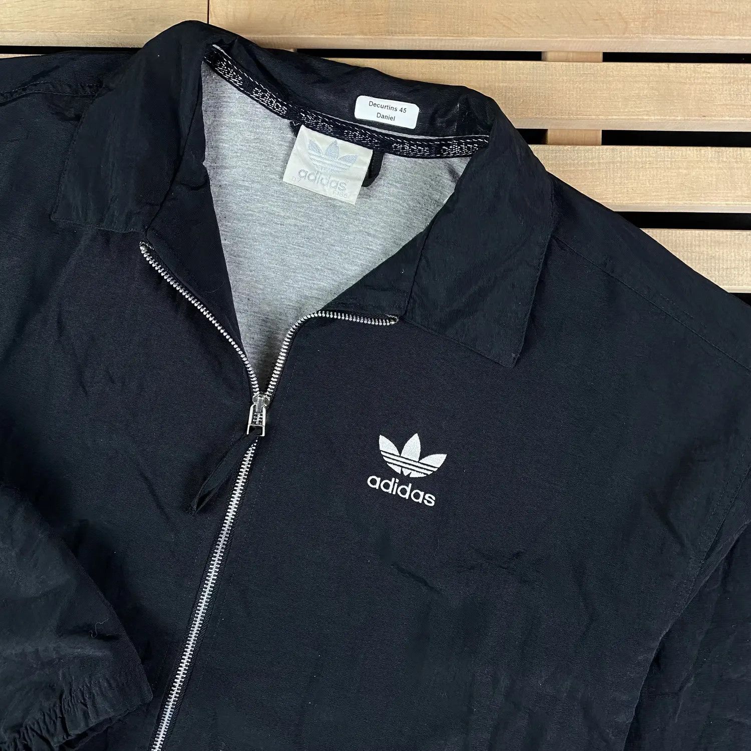 Adidas × Vintage Mens Zip Jacket Bomber Adidas Vintage Size L Size US L / EU 52-54 / 3 - 2 Thumbnail