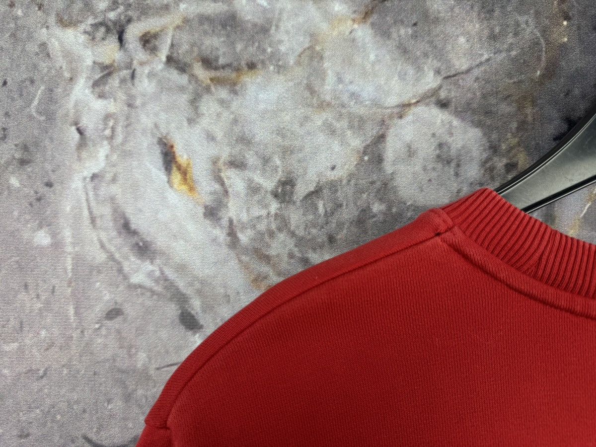 Calvin Klein Calvin Klein Red Crewneck Sweatshirt Embroidered Logo Size US L / EU 52-54 / 3 - 13 Thumbnail